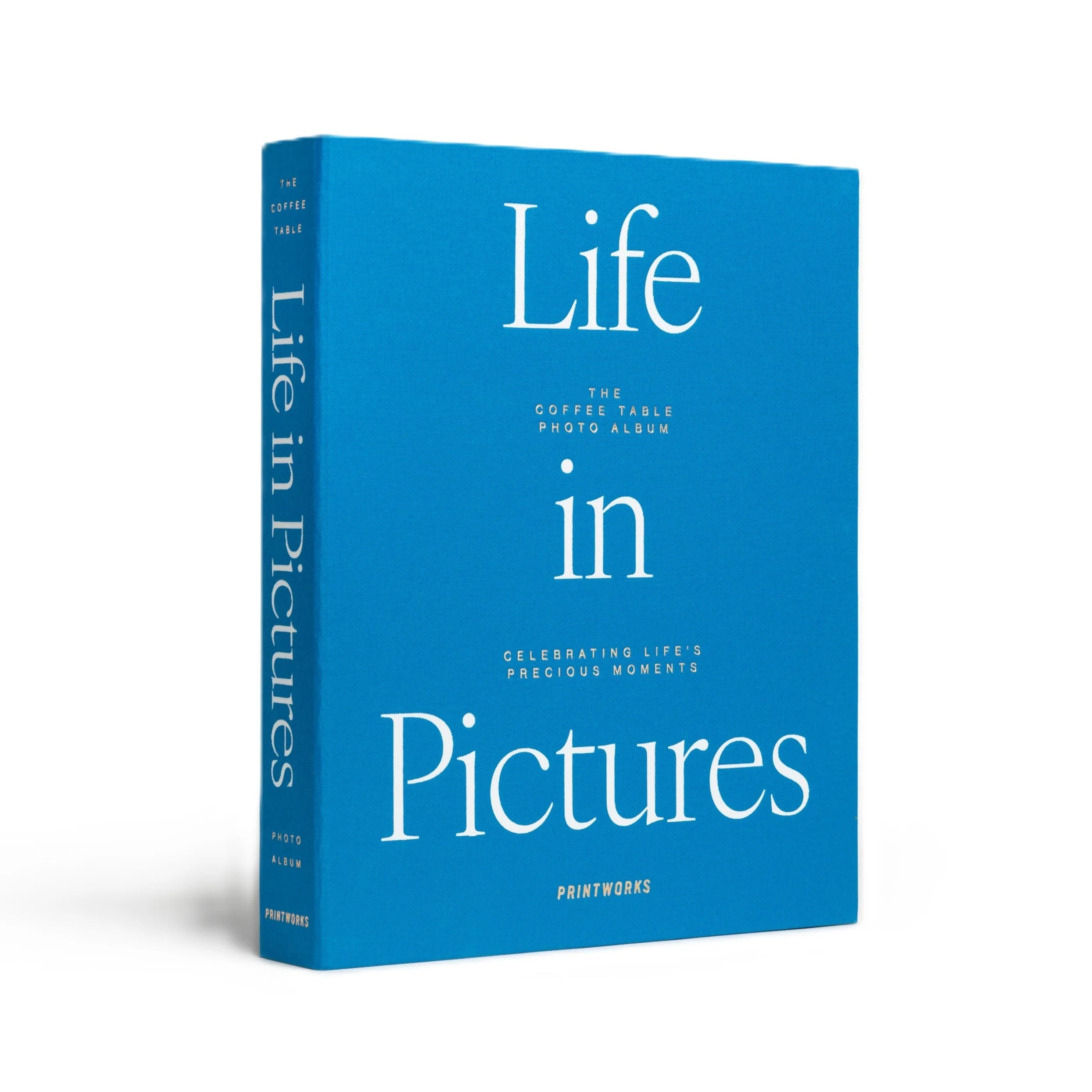 Album na zdjęcia LIFE IN PICTURES niebieski z białym