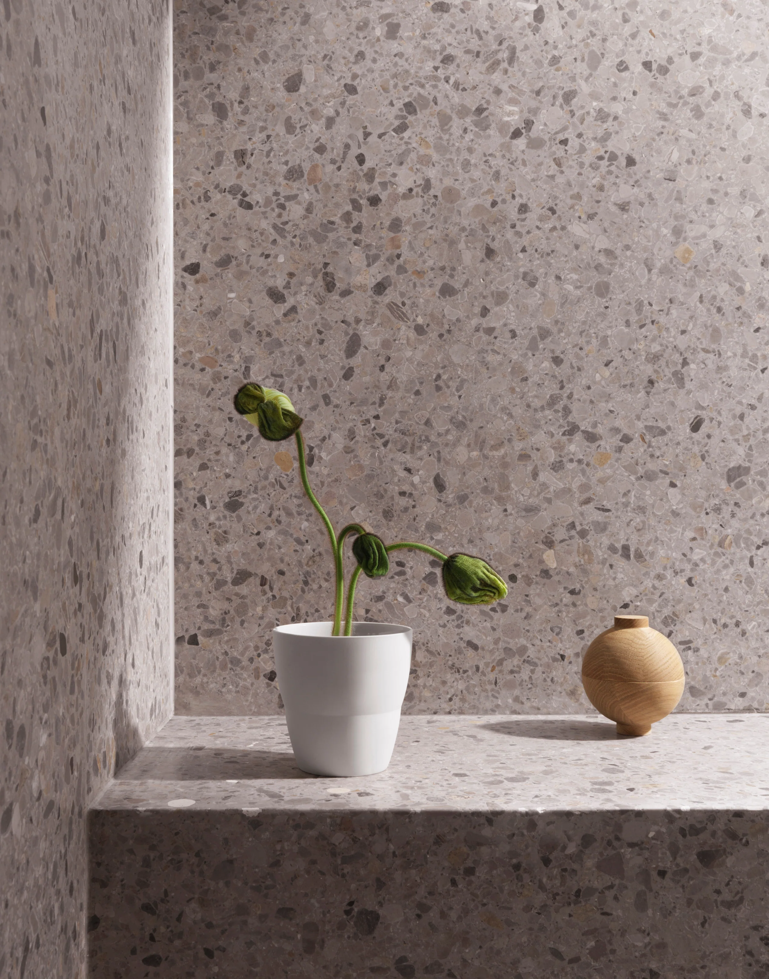 Doniczka VIPP biała porcelana - Image 2