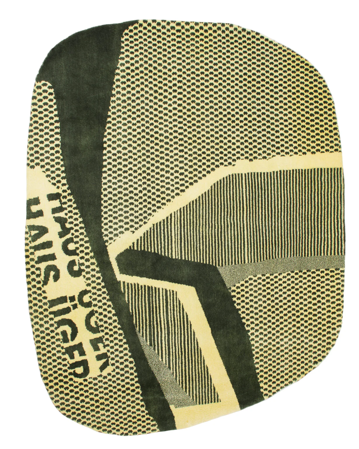 Dywan dekoracyjny owalny SIGNED zielony