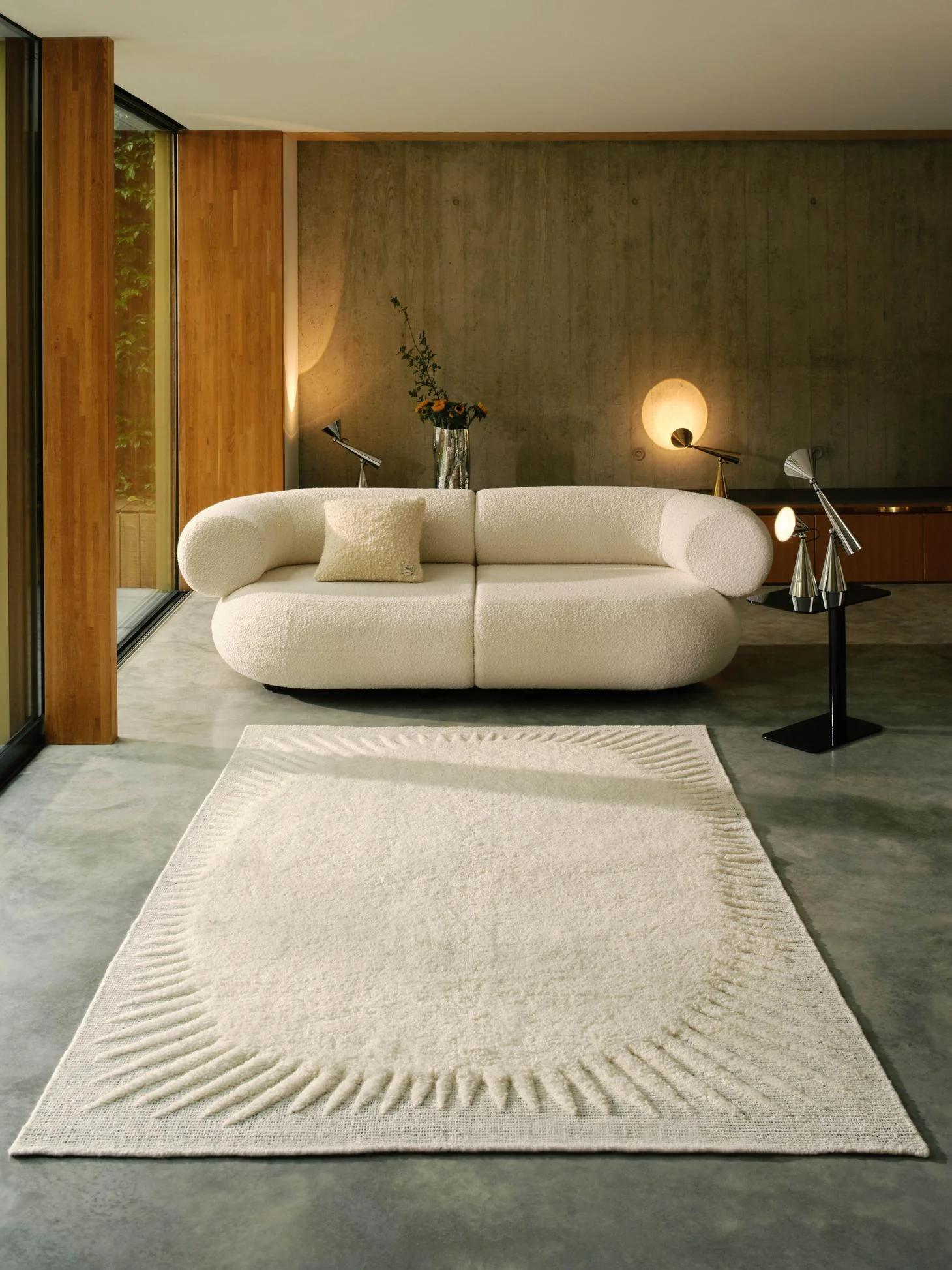 Dywan KNOTTY bielona juta - Image 3