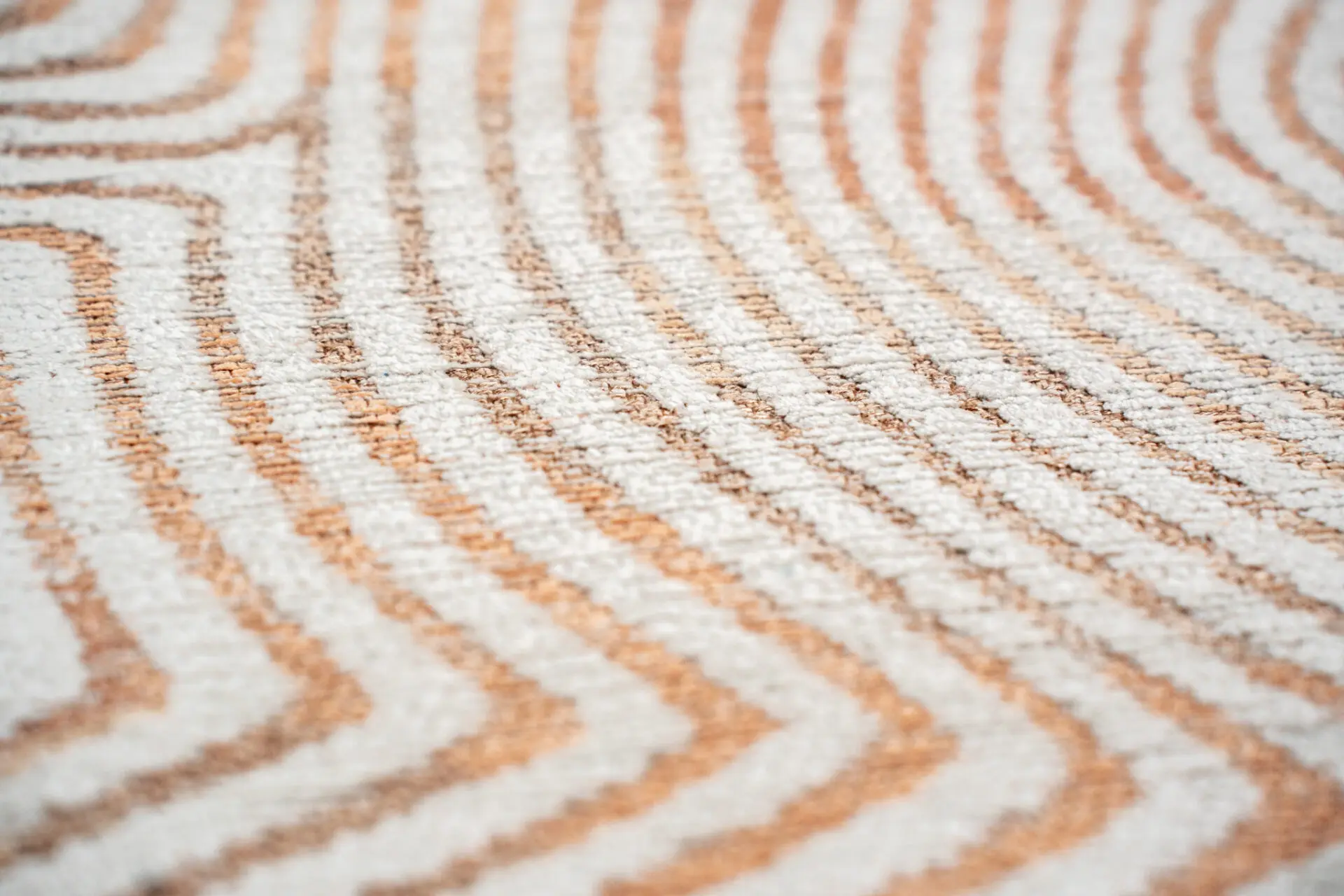 Dywan owalny CORAL INDIAN SAND pomarańczowy z beżowym - Image 3