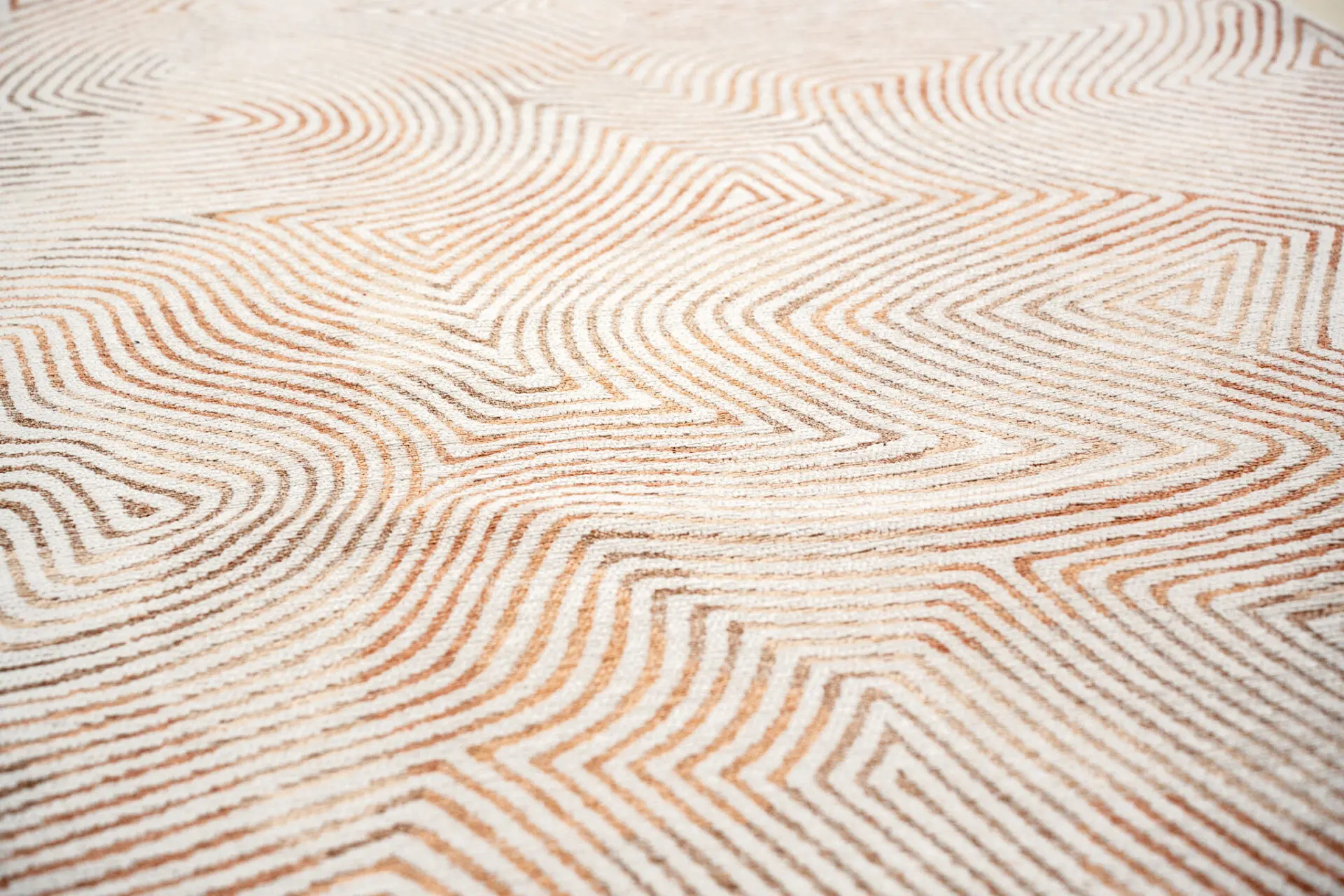 Dywan owalny CORAL INDIAN SAND pomarańczowy z beżowym - Image 5