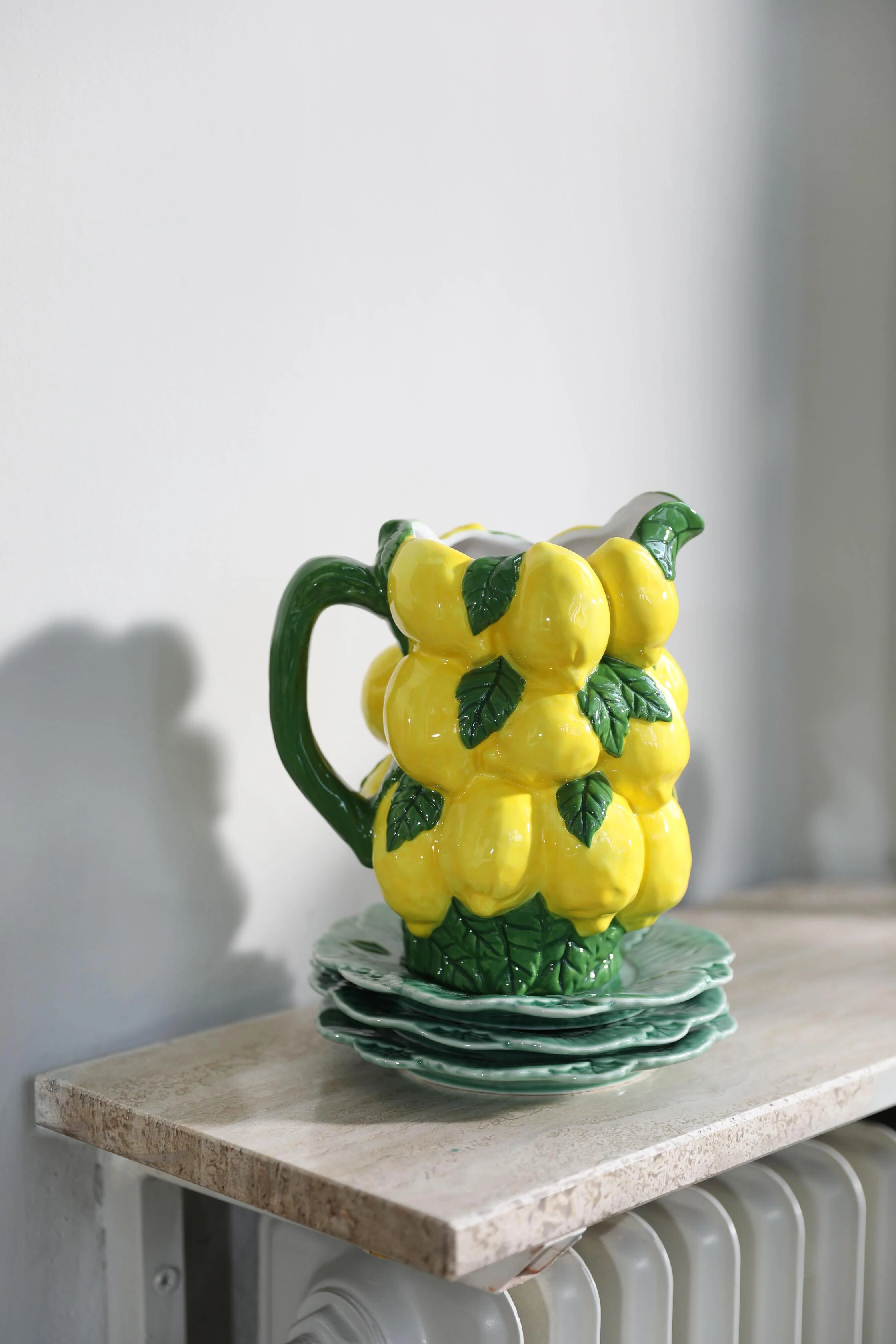 Dzbanek LEMON żółty z zielonym - Image 3