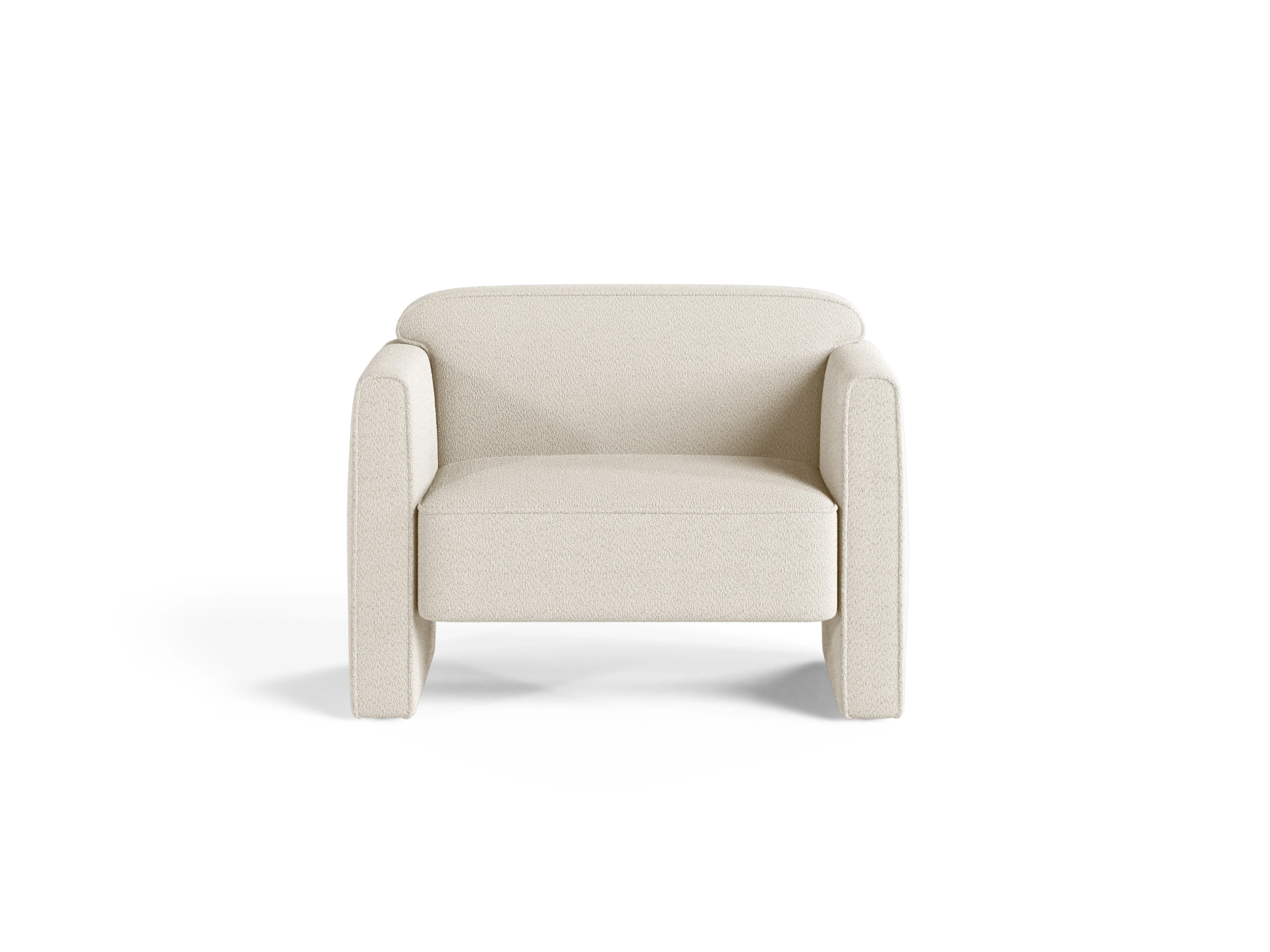Fotel ABBY kość słoniowa boucle - Image 3
