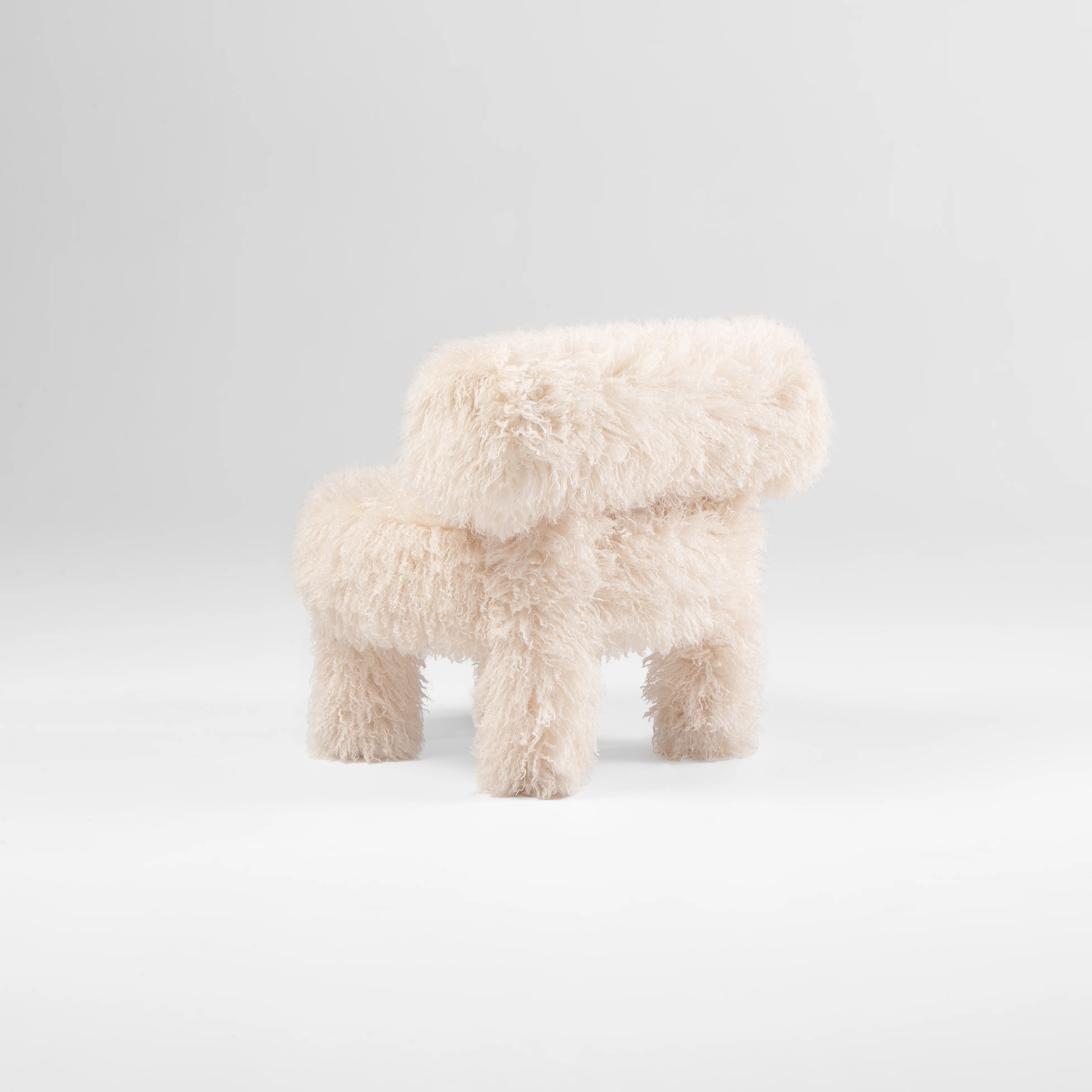 Fotel dziecięcy BABY GROPIUS CS1 - FLUFFY EDITION sztuczne futerko - Image 5