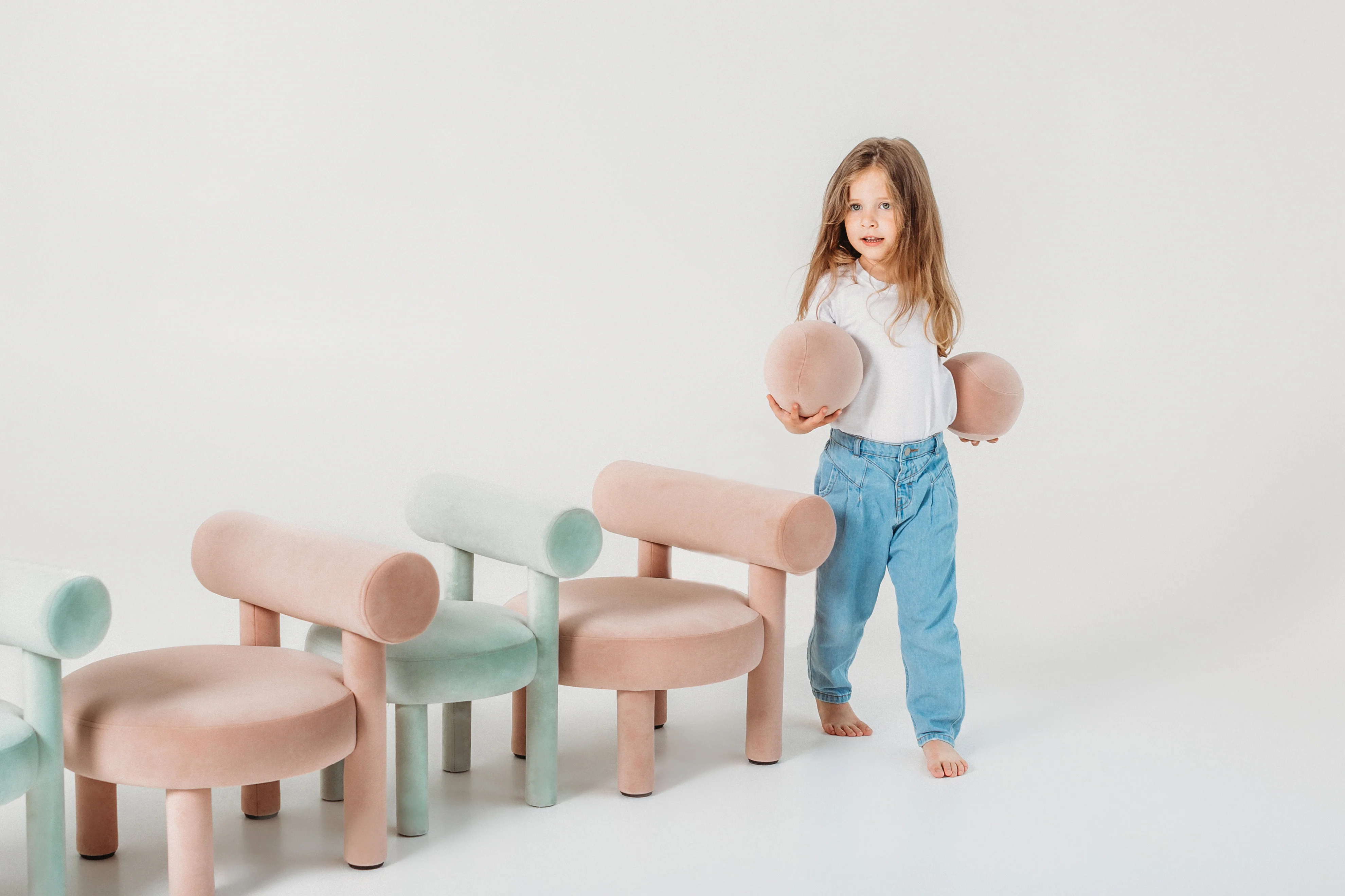 Fotel dziecięcy BABY GROPIUS CS1 tapicerowany - Image 5