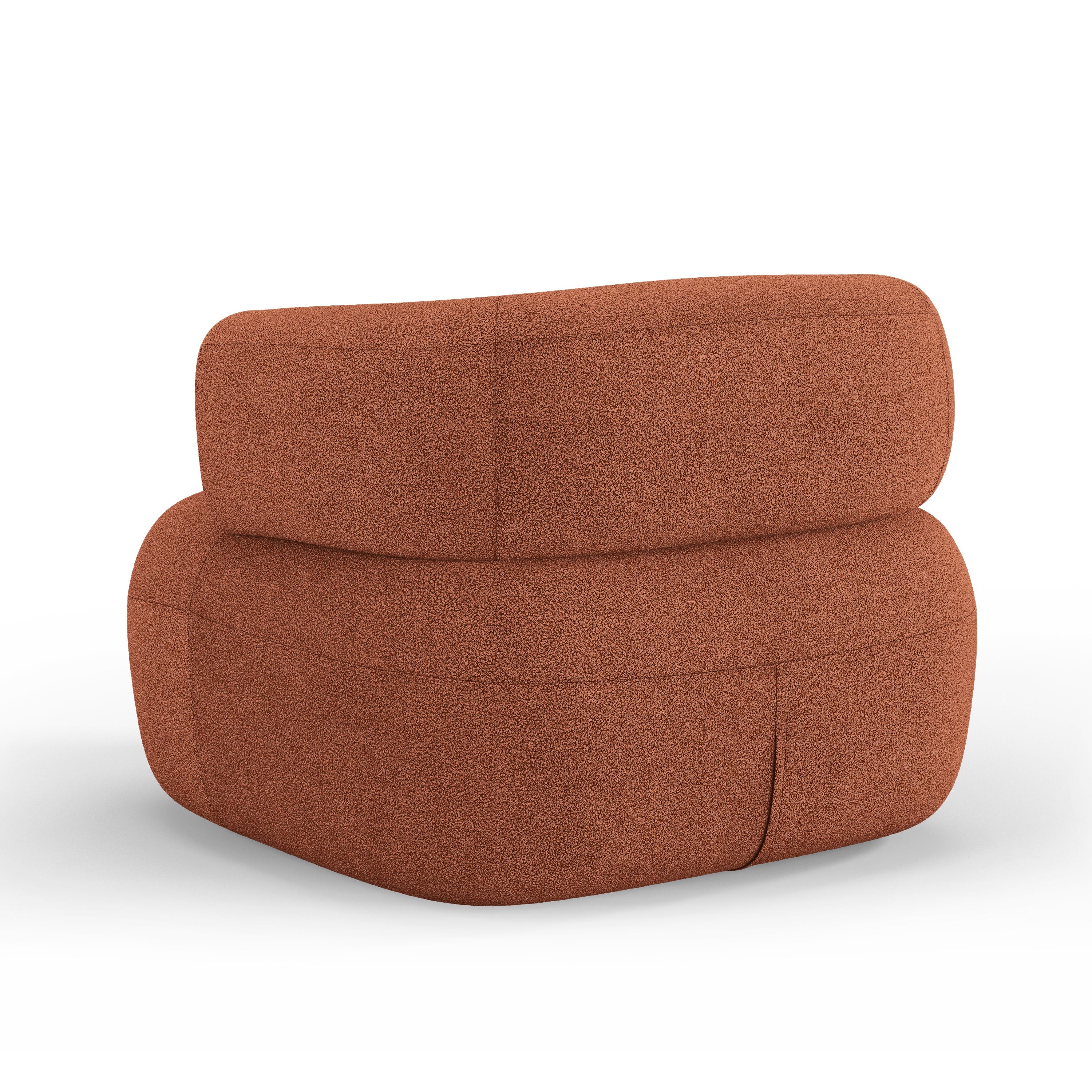 Fotel JENNY ceglany boucle - Image 3