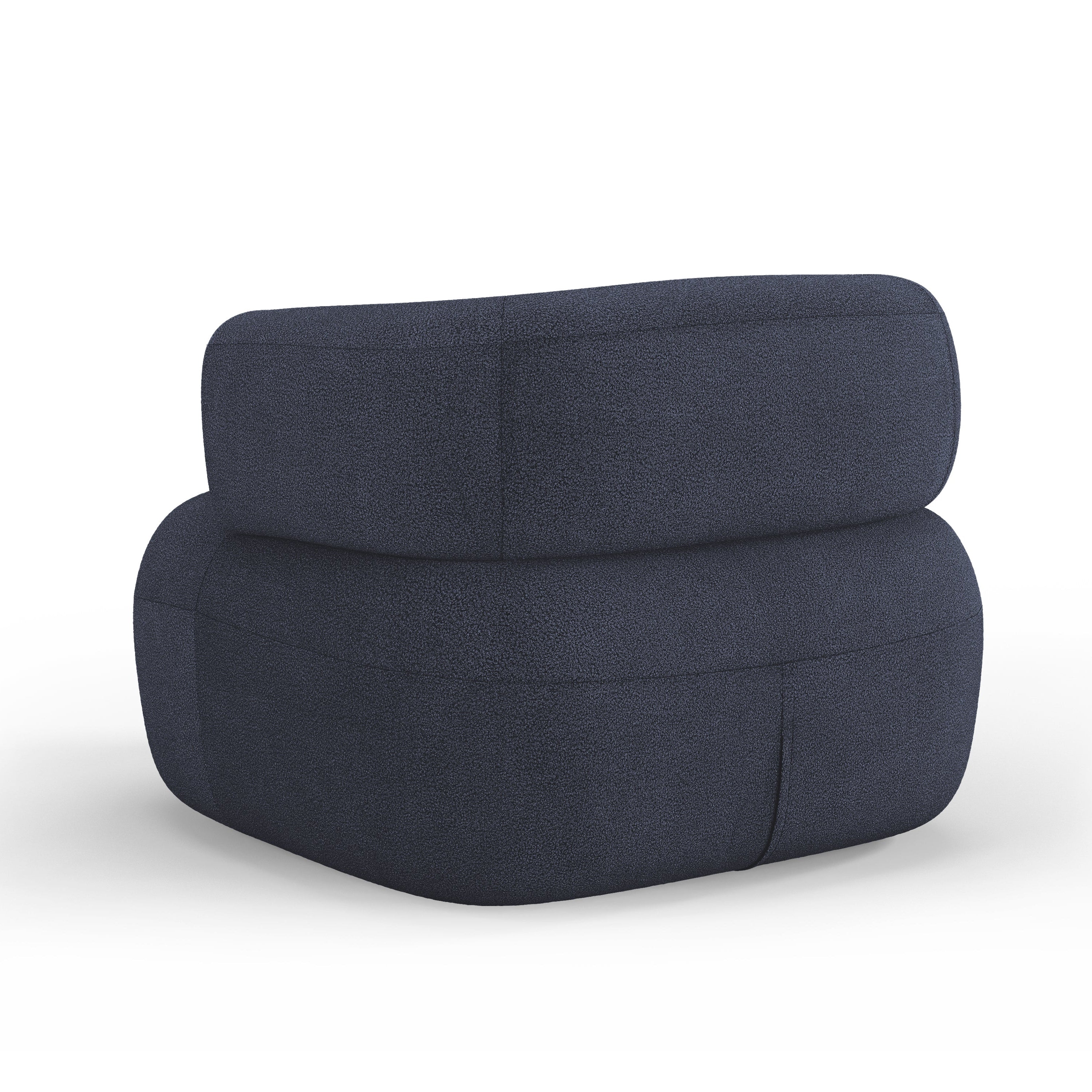 Fotel JENNY ciemny niebieski boucle - Image 4
