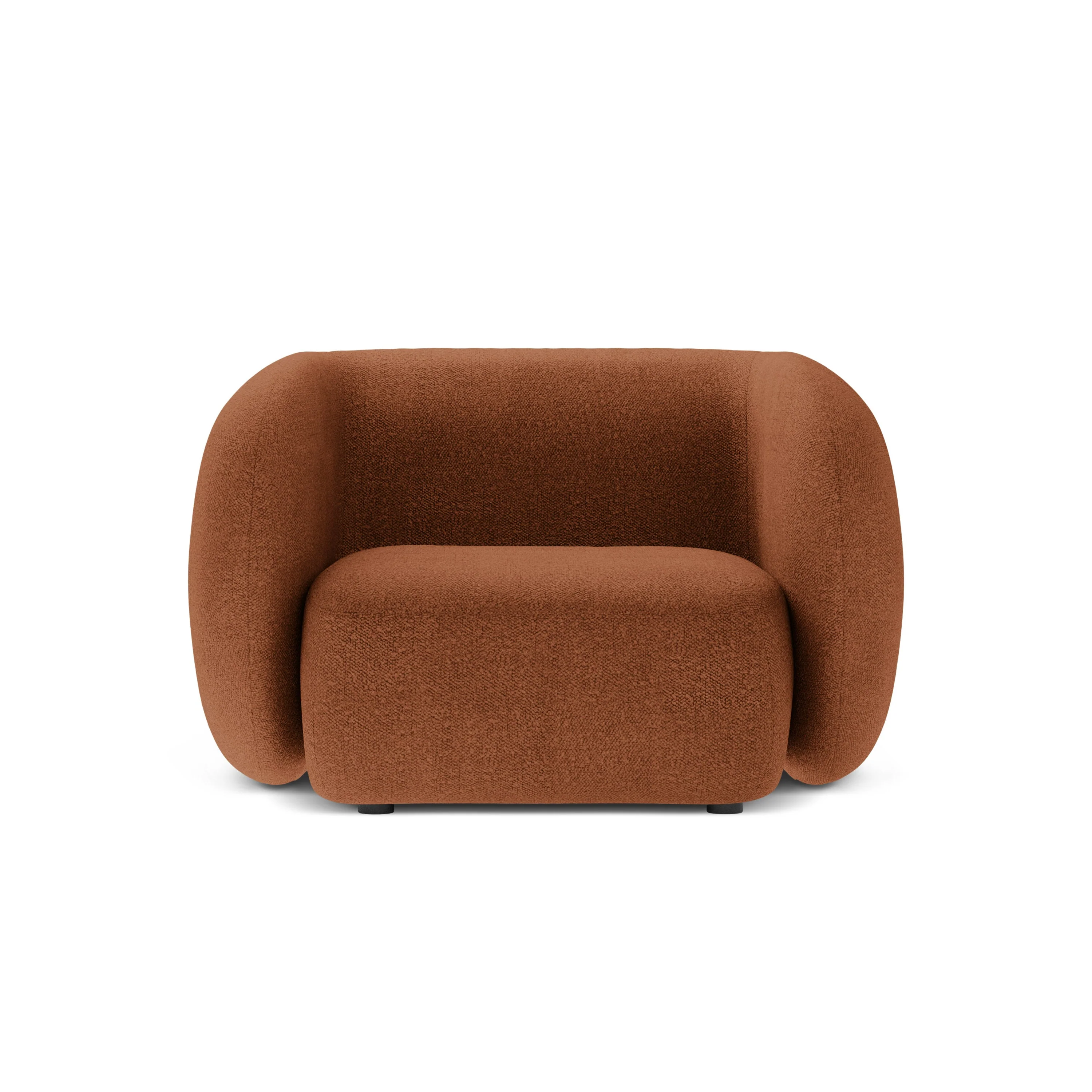 Fotel KATE terracotta boucle - Image 2