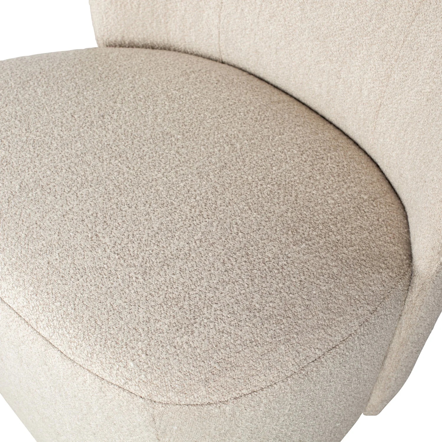 Fotel LOFTY beżowy bouclé - Image 8