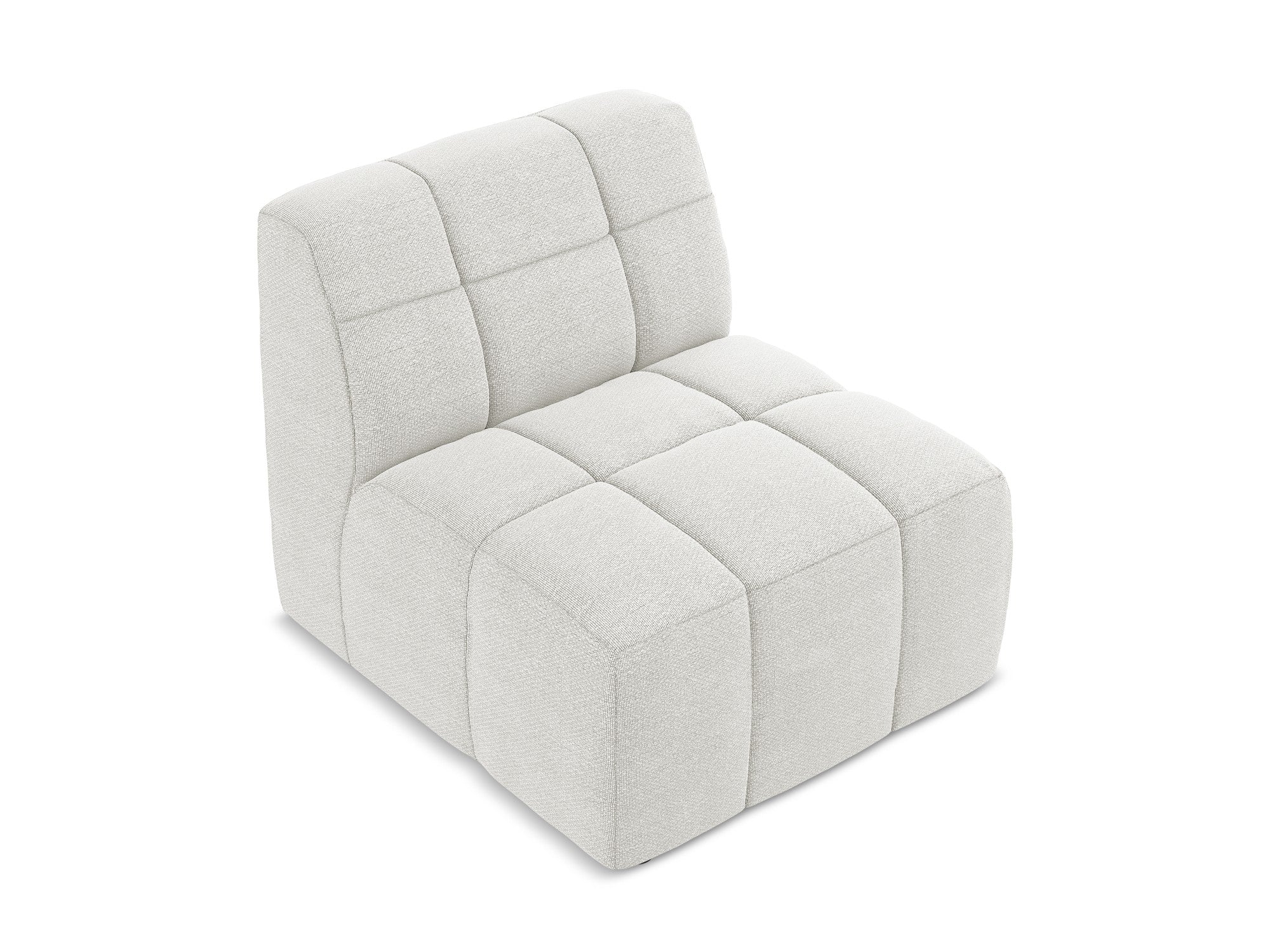 Fotel / moduł ALOHA biały boucle - Image 4