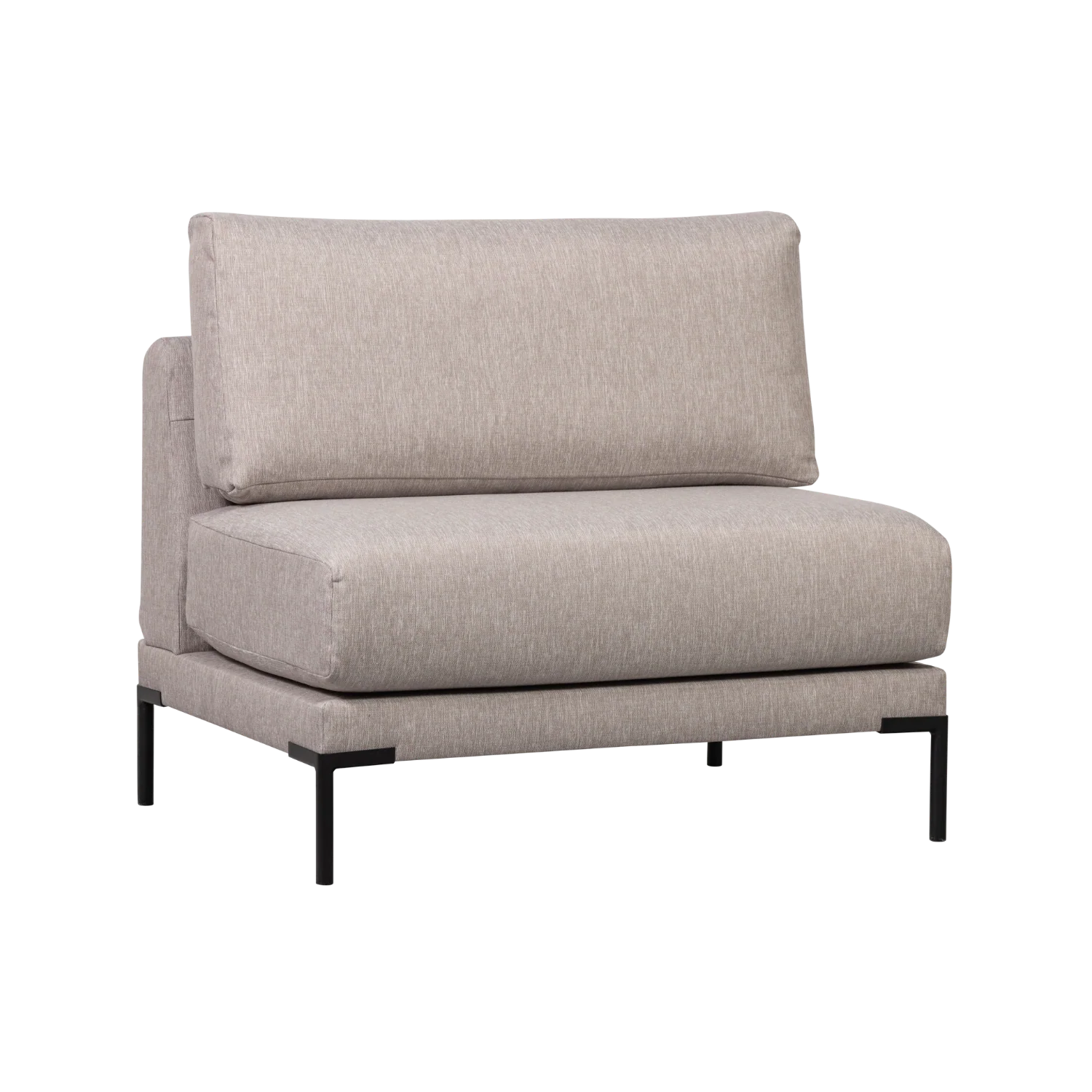 Fotel / moduł COUPLE DINING BENCH beżowy