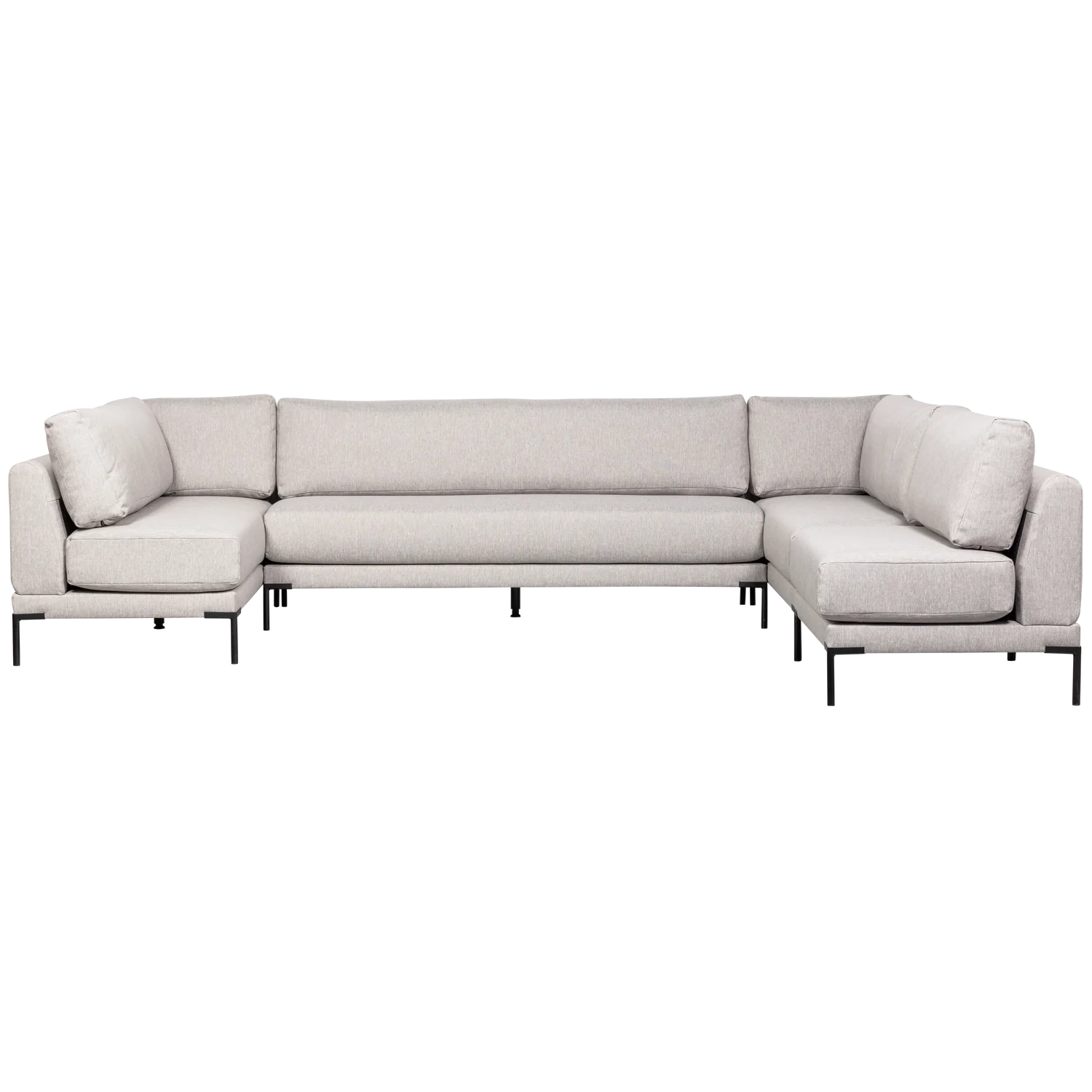 Fotel / moduł COUPLE DINING BENCH jasnoszary - Image 5