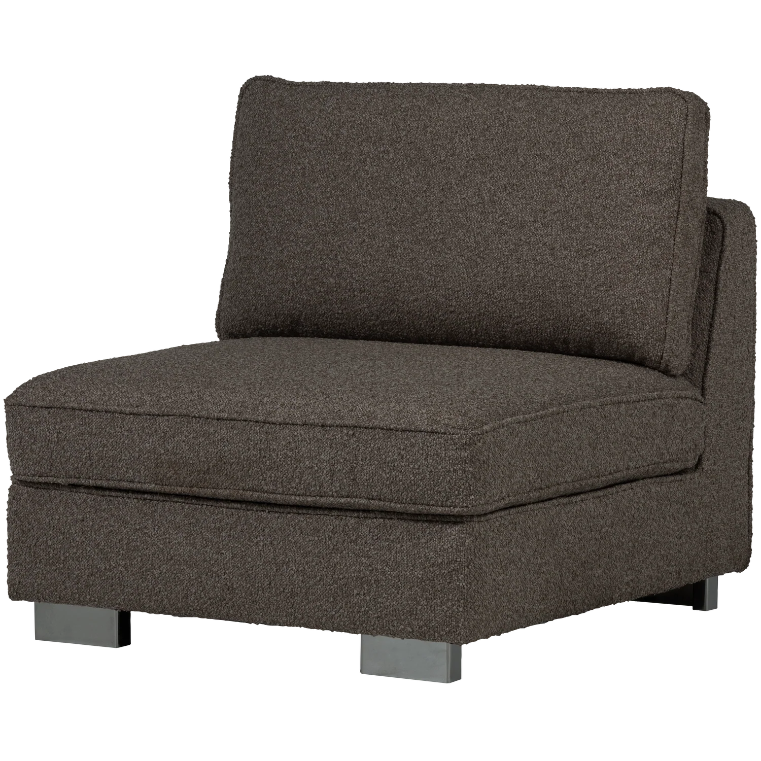 Fotel / moduł LAZY antracytowy bouclé - Image 4