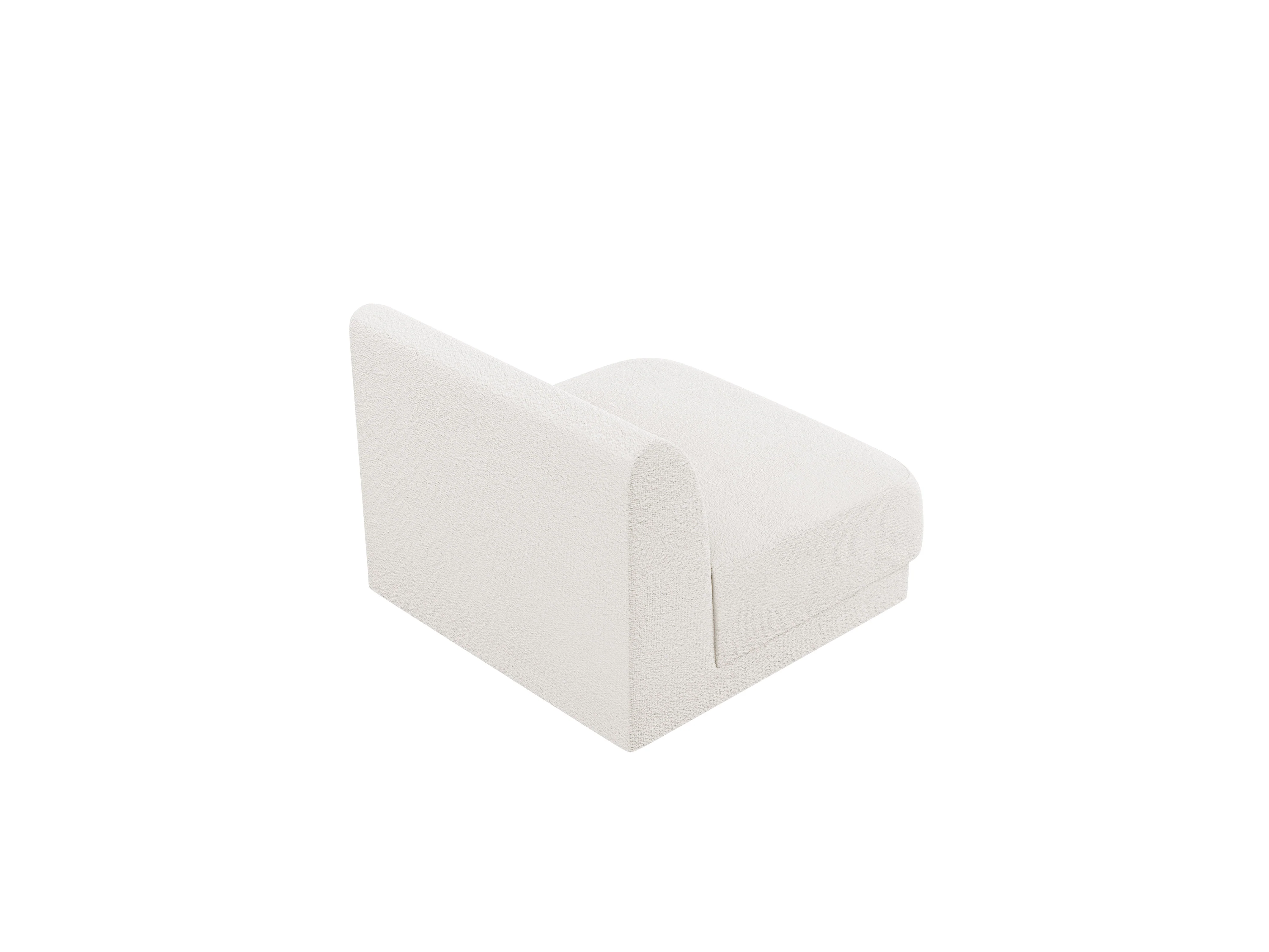 Fotel / moduł MILEY biały boucle - Image 3