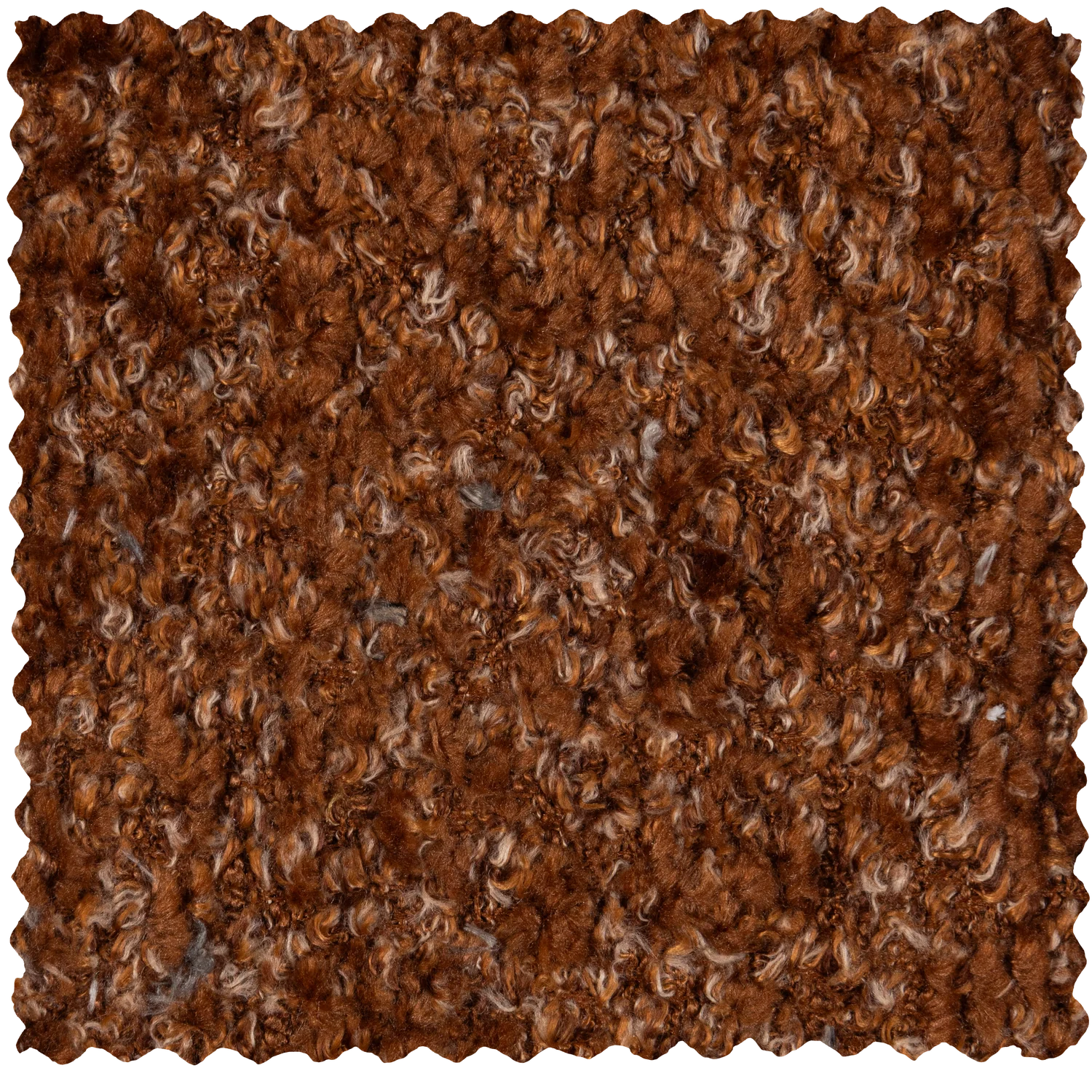 Fotel obrotowy MOJO rdzawy brązowy baranek - Image 3