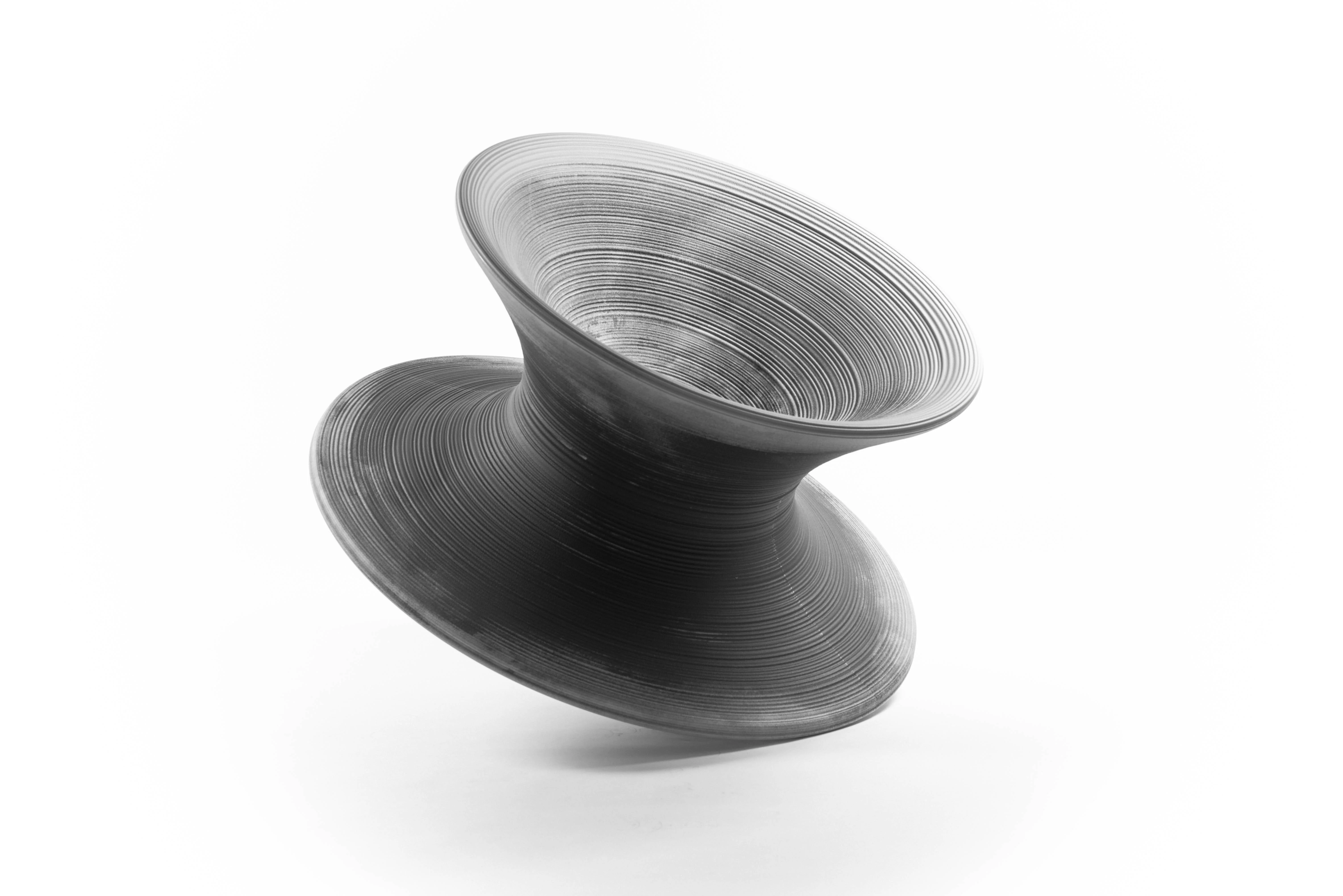 Fotel obrotowy SPUN antracytowy z jasnoszarym - Image 7