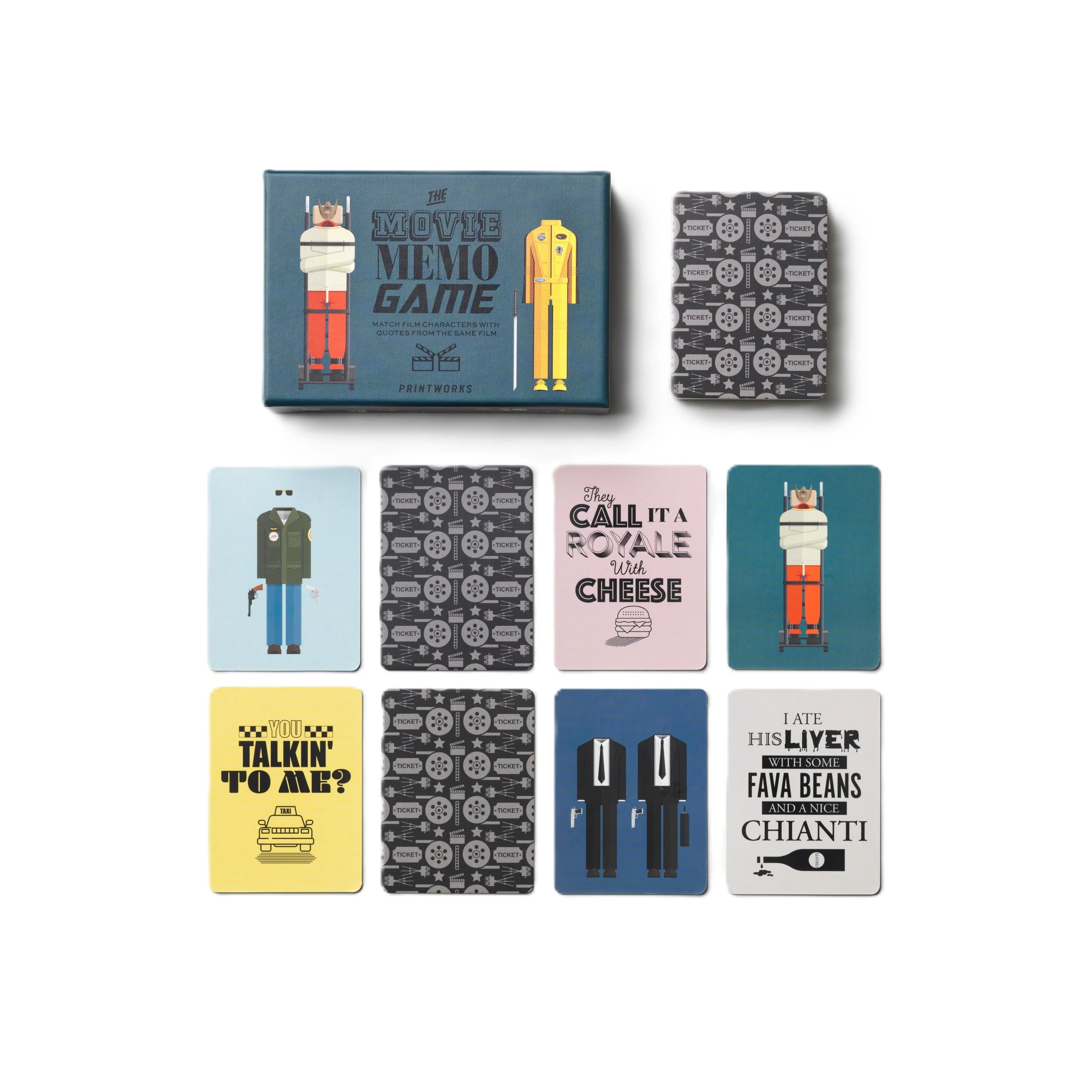 Gra memory MEMO GAME MOVIE niebieski