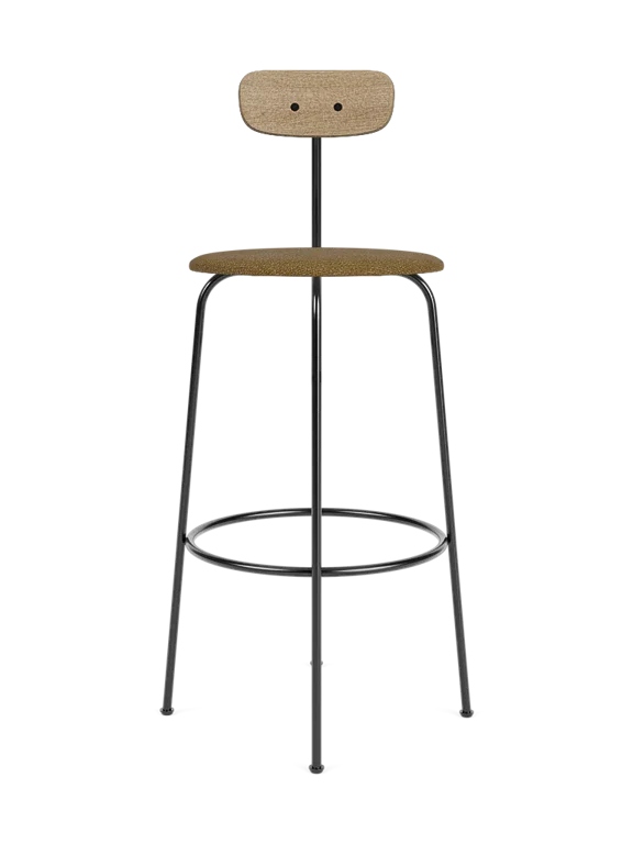 Hoker AFTEROOM fornir dębowy z tapicerowanym musztardowym siedziskiem - Image 5