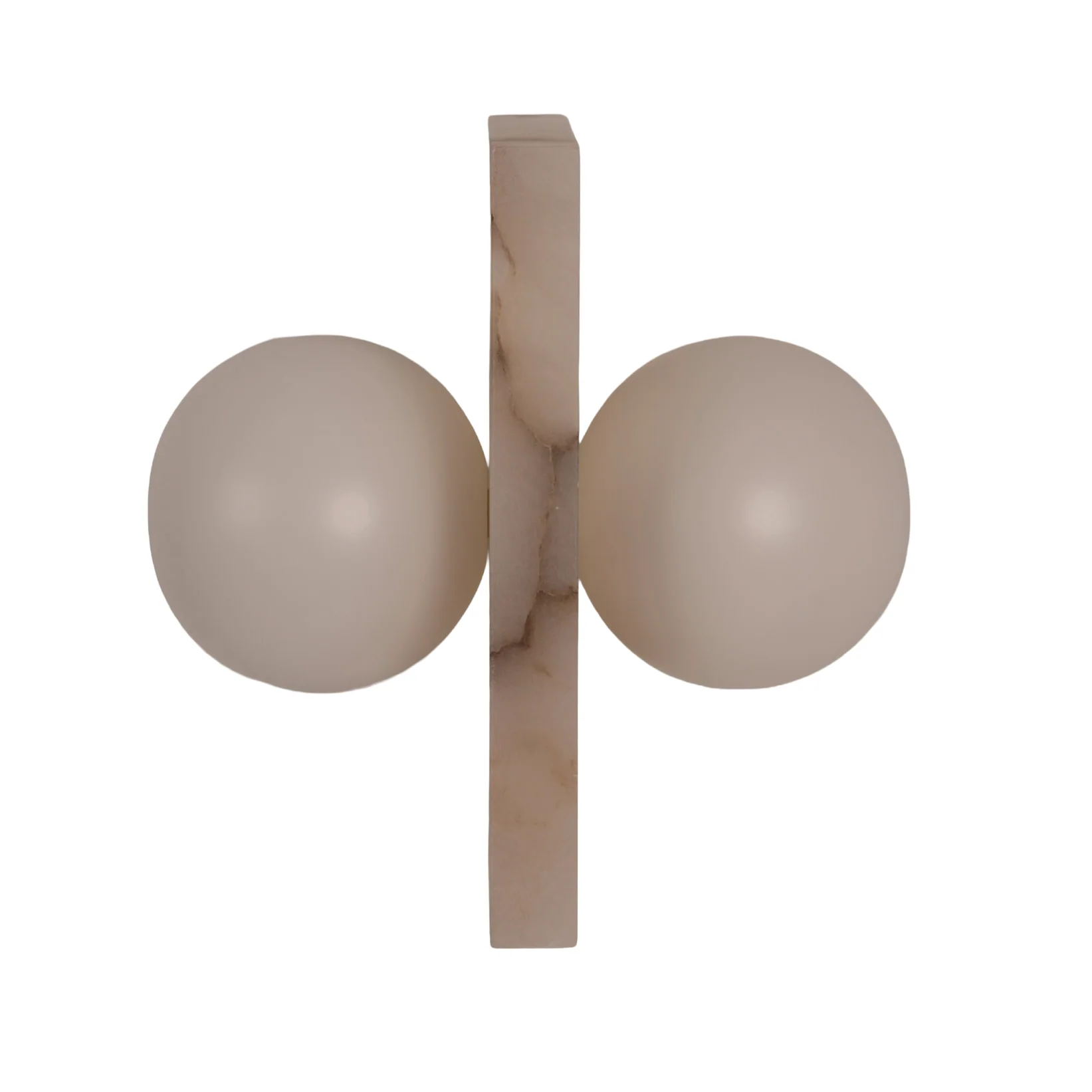 Kinkiet FLUGI biały alabaster
