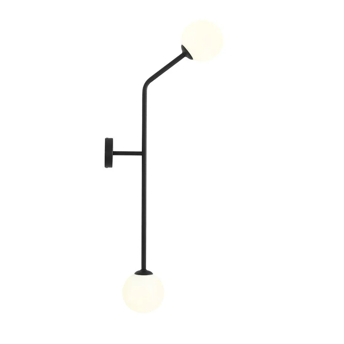 Kinkiet dwupunktowy PURE TALL czarny