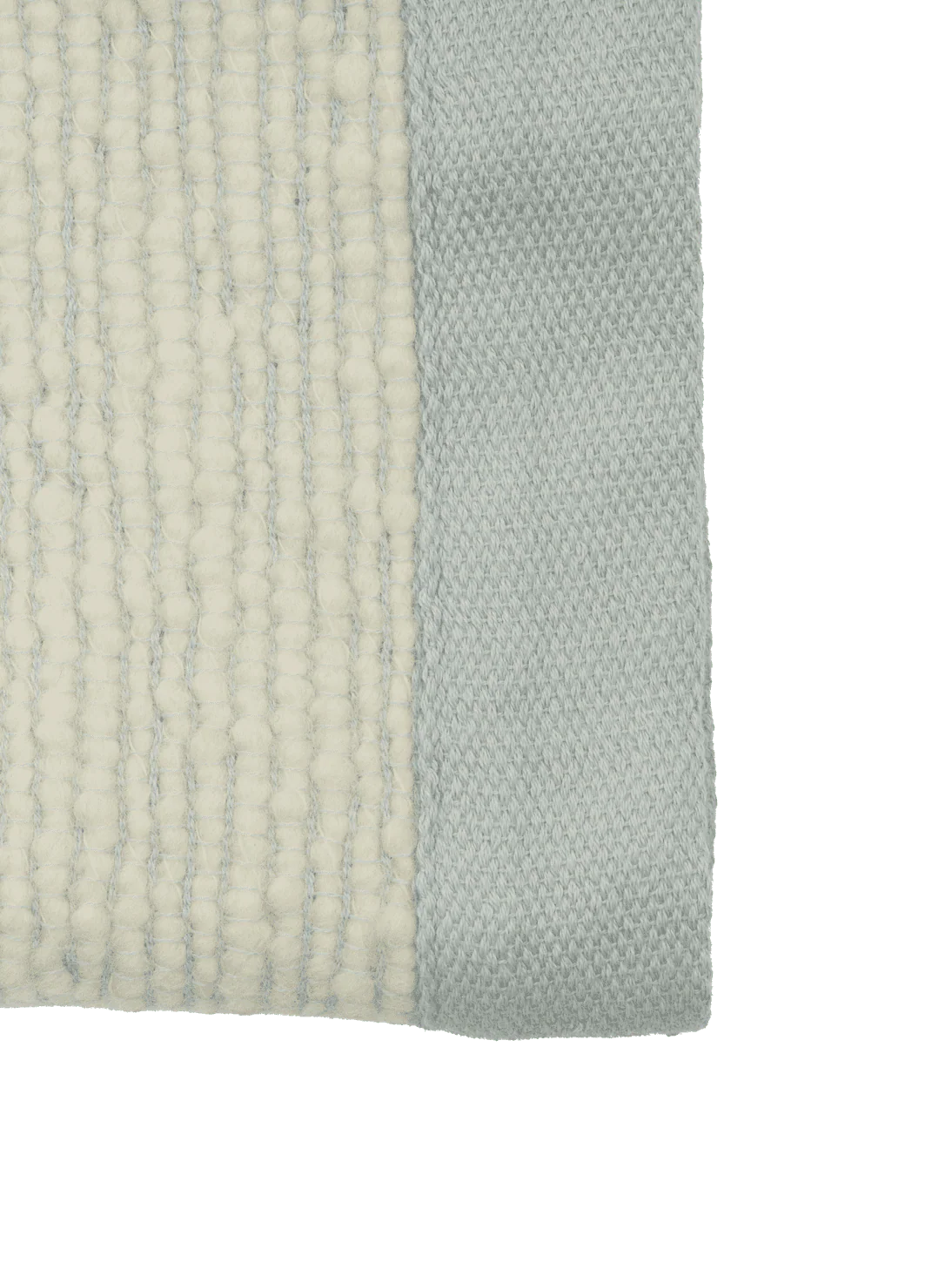 Koc THREAD kremowy z niebieskim - Image 8