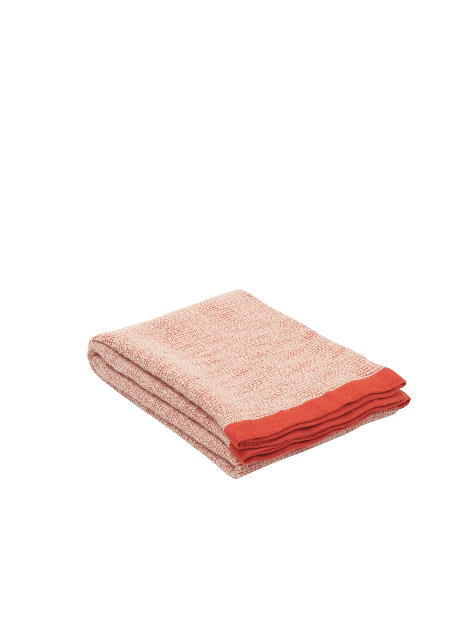 Koc THREAD kremowy z pomarańczowym - Image 6