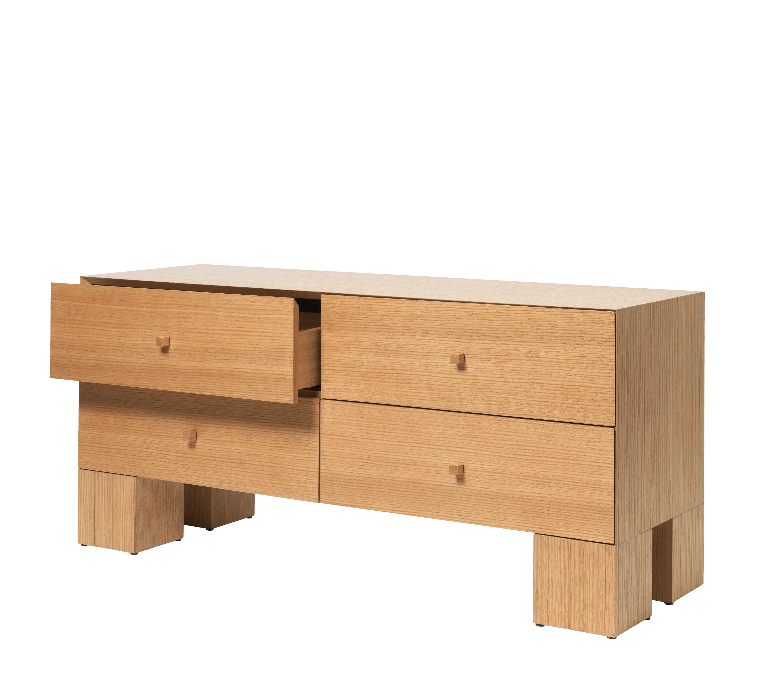 Komoda KUBEN fornir dębowy - Image 5