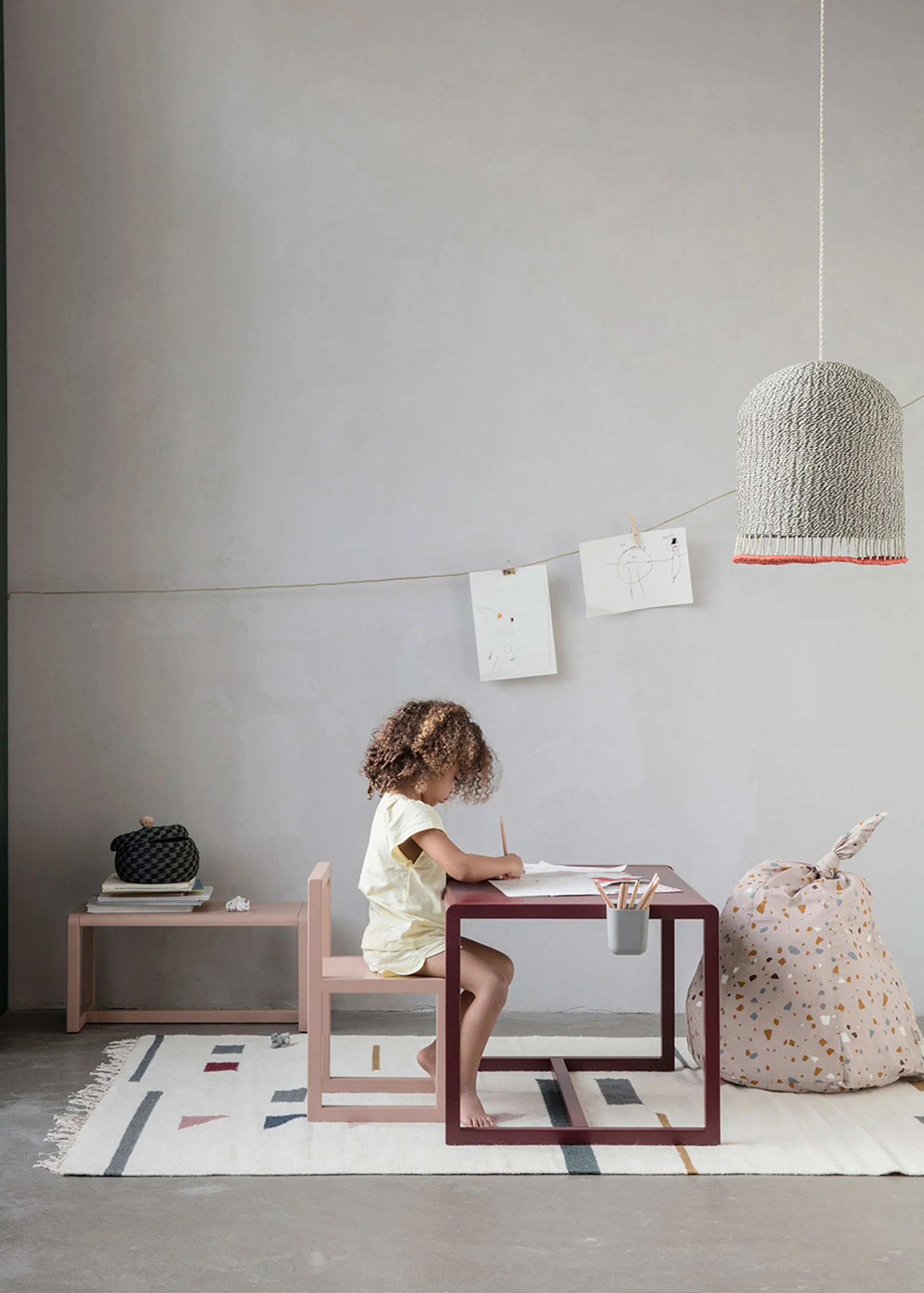 Krzesło dziecięce LITTLE ARCHITECT jasnoróżowy - Image 2