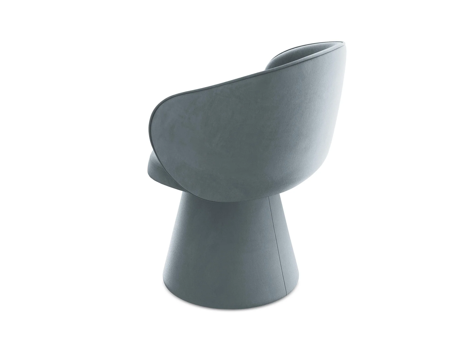 Krzesło aksamitne UALA jasnoniebieski - Image 4
