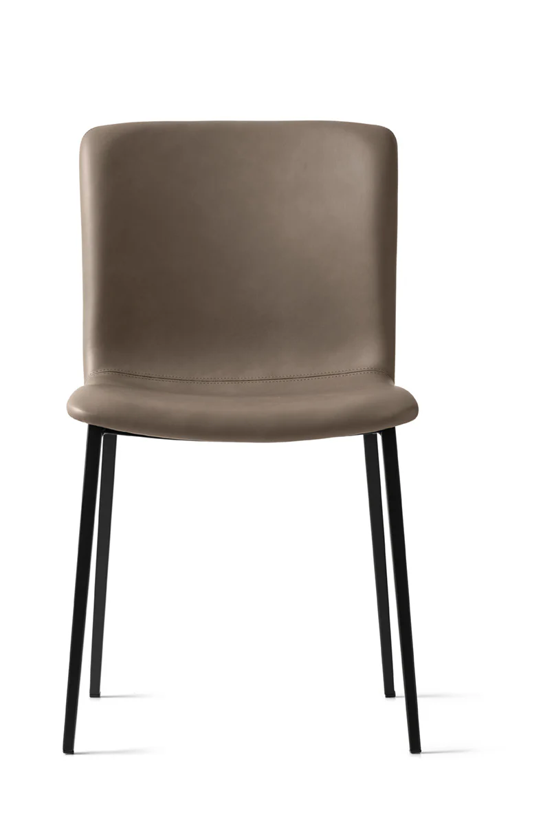 Krzesło ANNIE tapicerowane z czarną metalową podstawą - Image 6