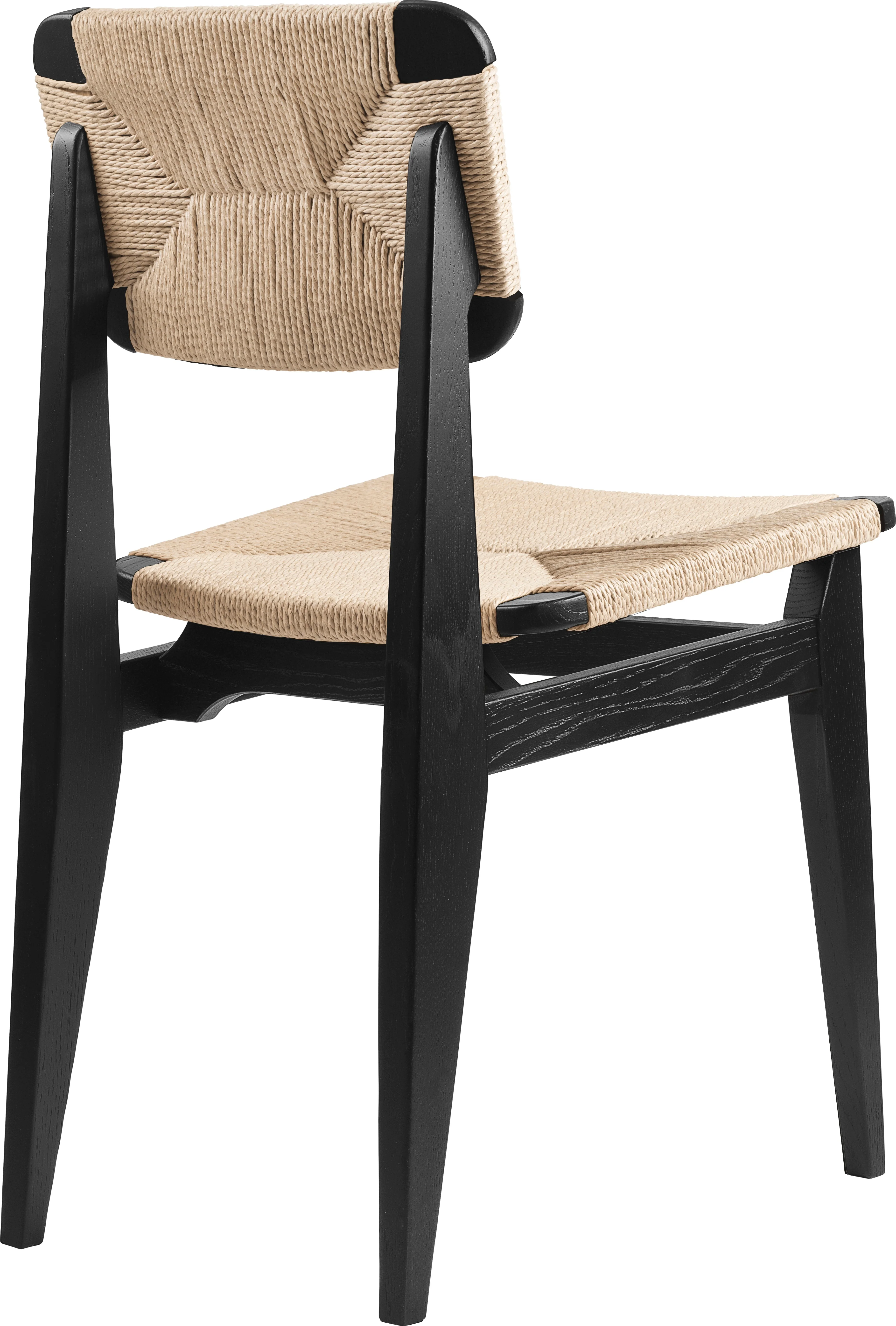 Krzesło C-CHAIR czarne drewno dębowe - Image 3