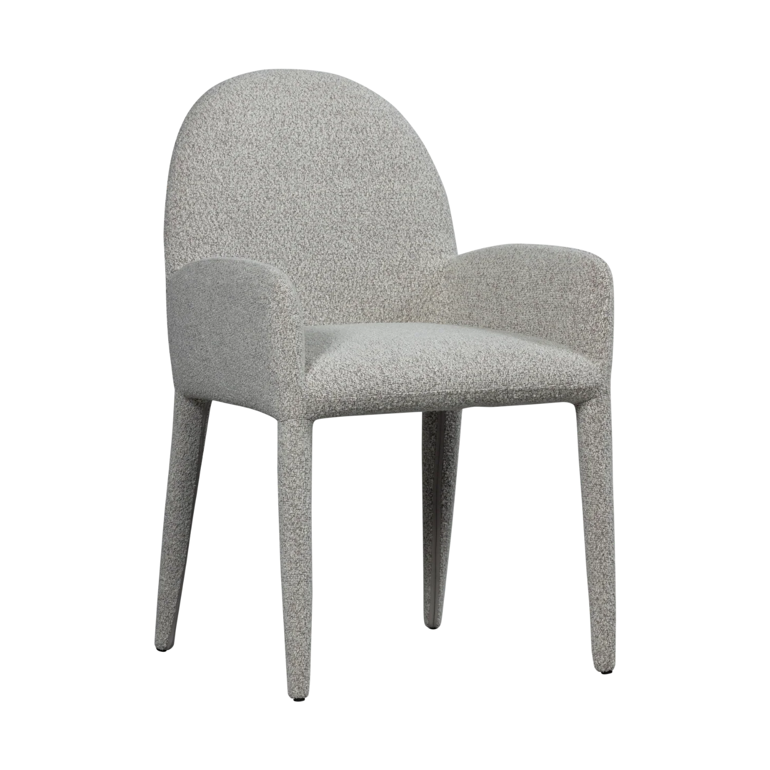 Krzesło ELEGANCE szary bouclé