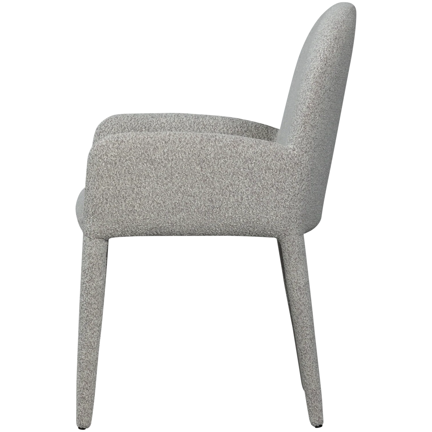 Krzesło ELEGANCE szary bouclé - Image 4