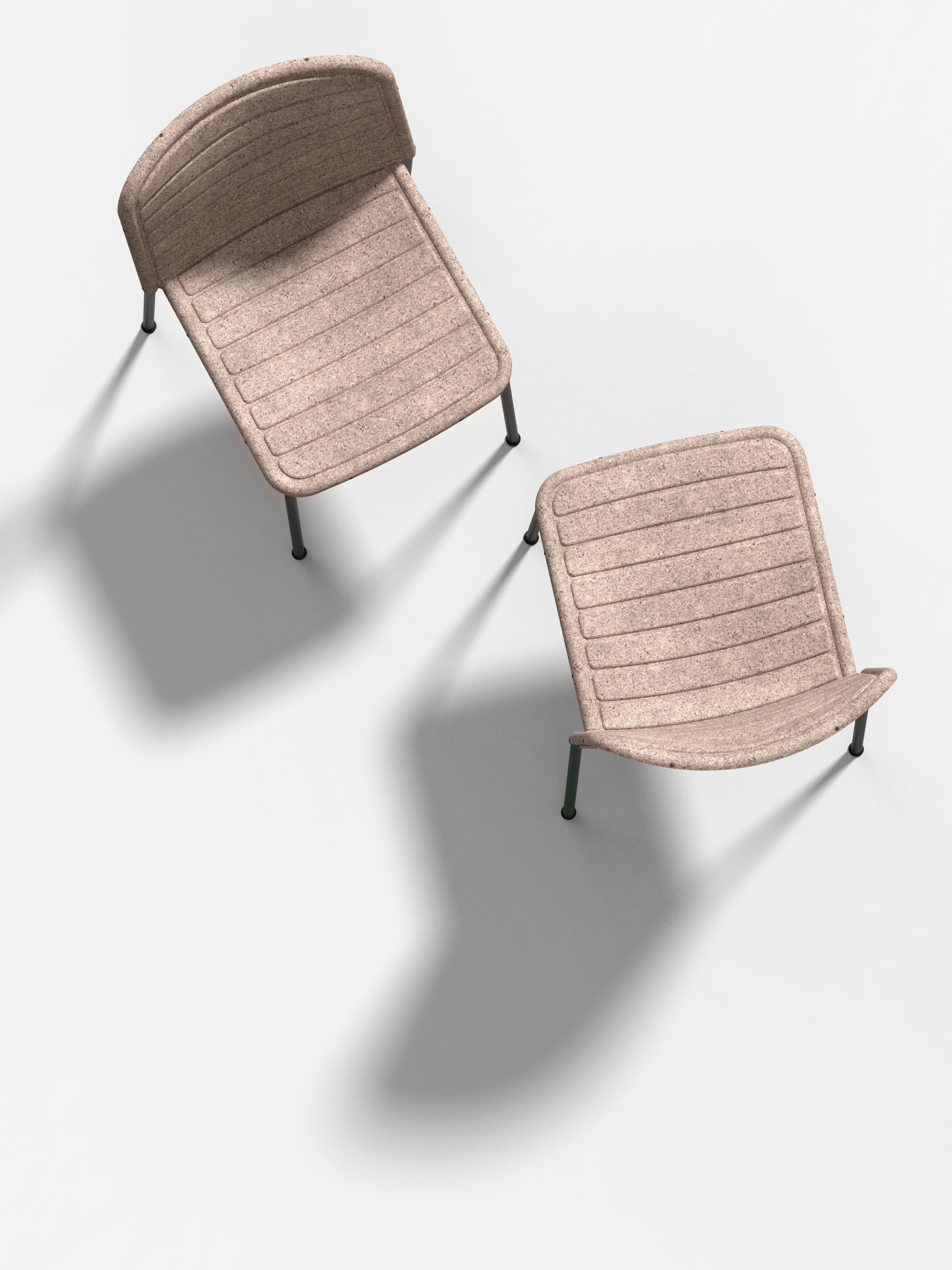 Krzesło FLAX STACKER brązowy - Image 10