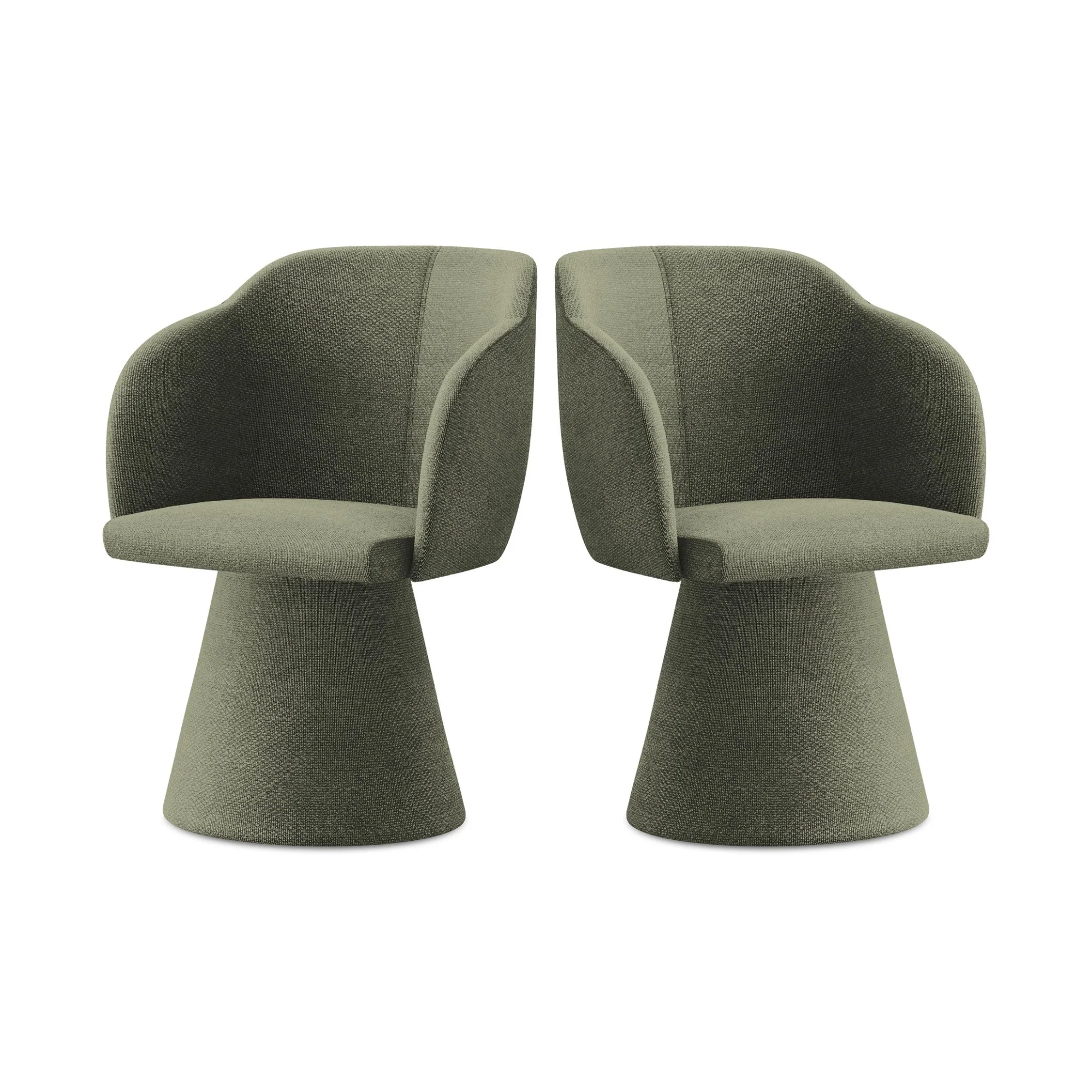 Krzesło KANOA oliwkowy boucle - Image 3