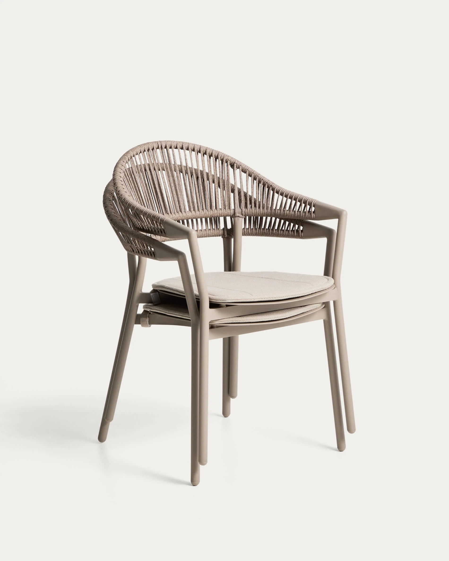 Krzesło ogrodowe ALIMIA taupe - Image 7