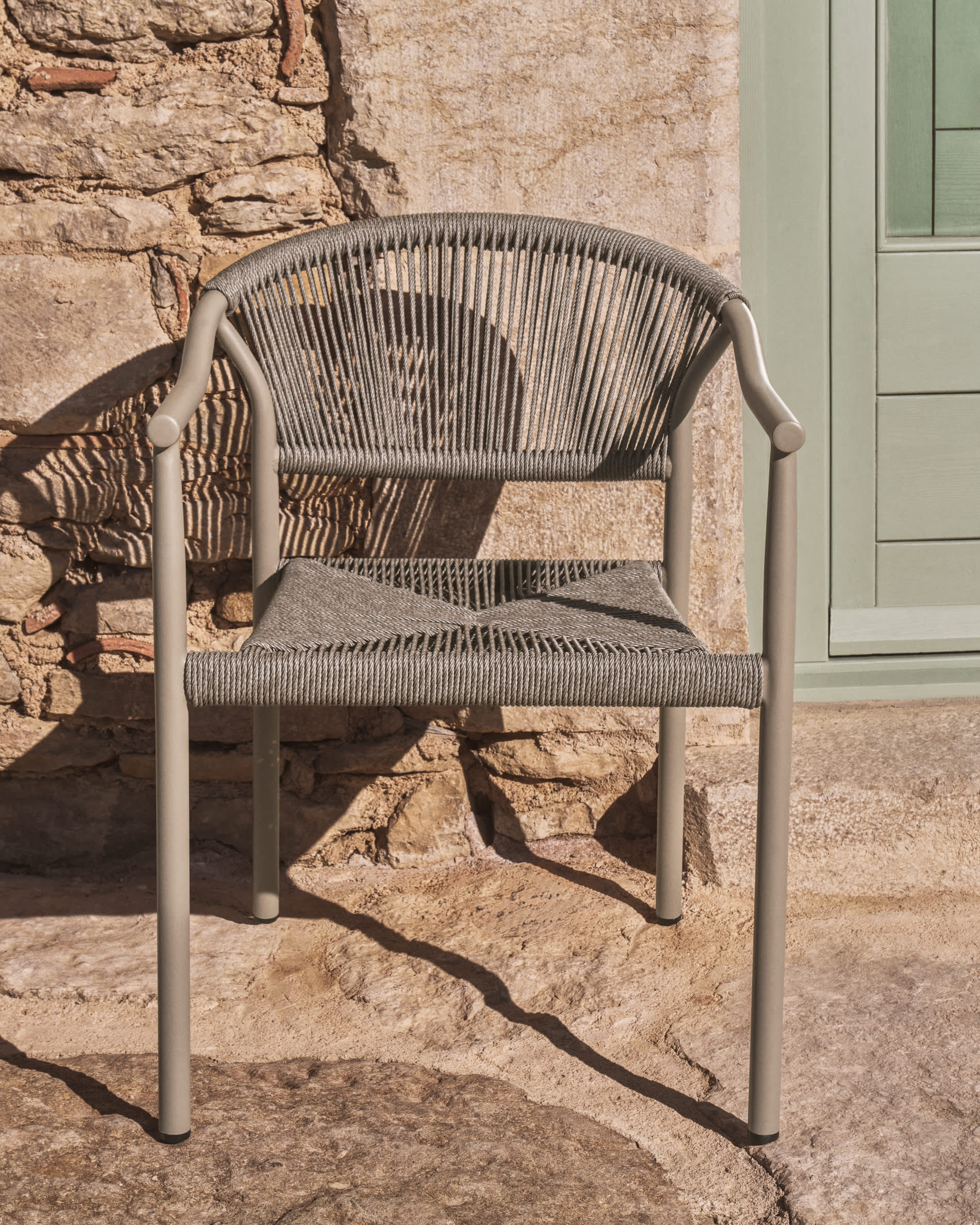 Krzesło ogrodowe LIVADIA taupe - Image 3