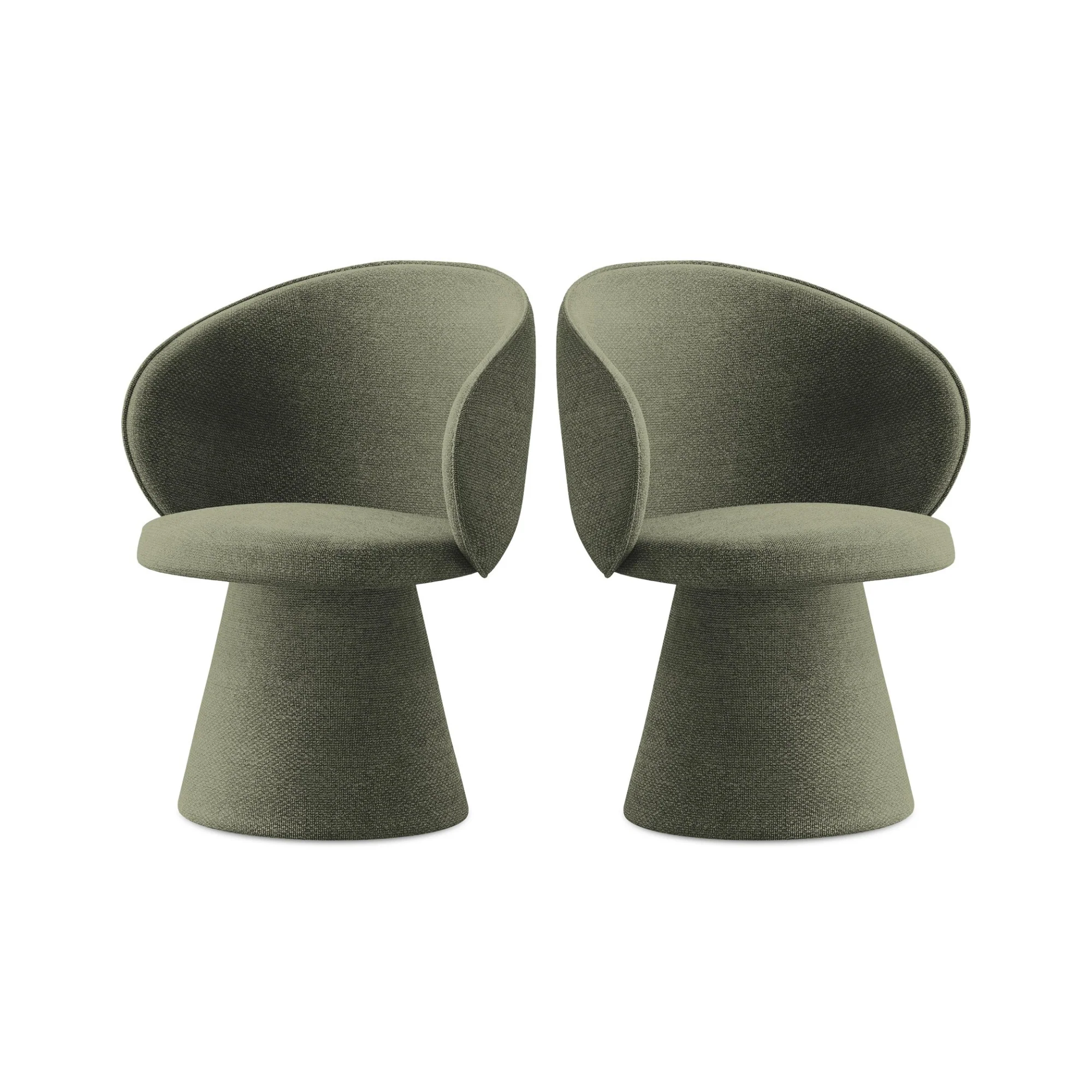 Krzesło UALA oliwkowy boucle - Image 3