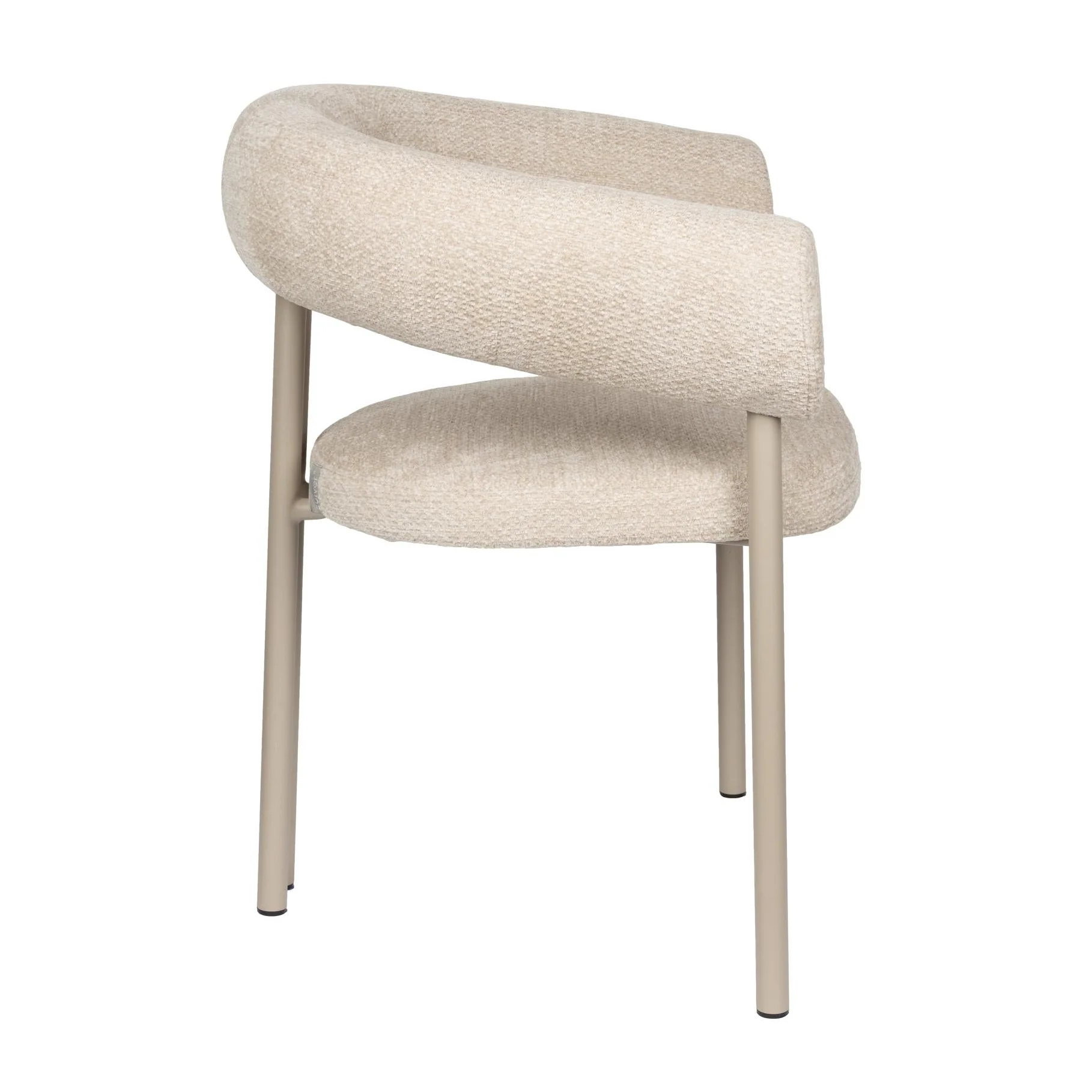 Krzesło z podłokietnikami HEELS beżowy - Image 9