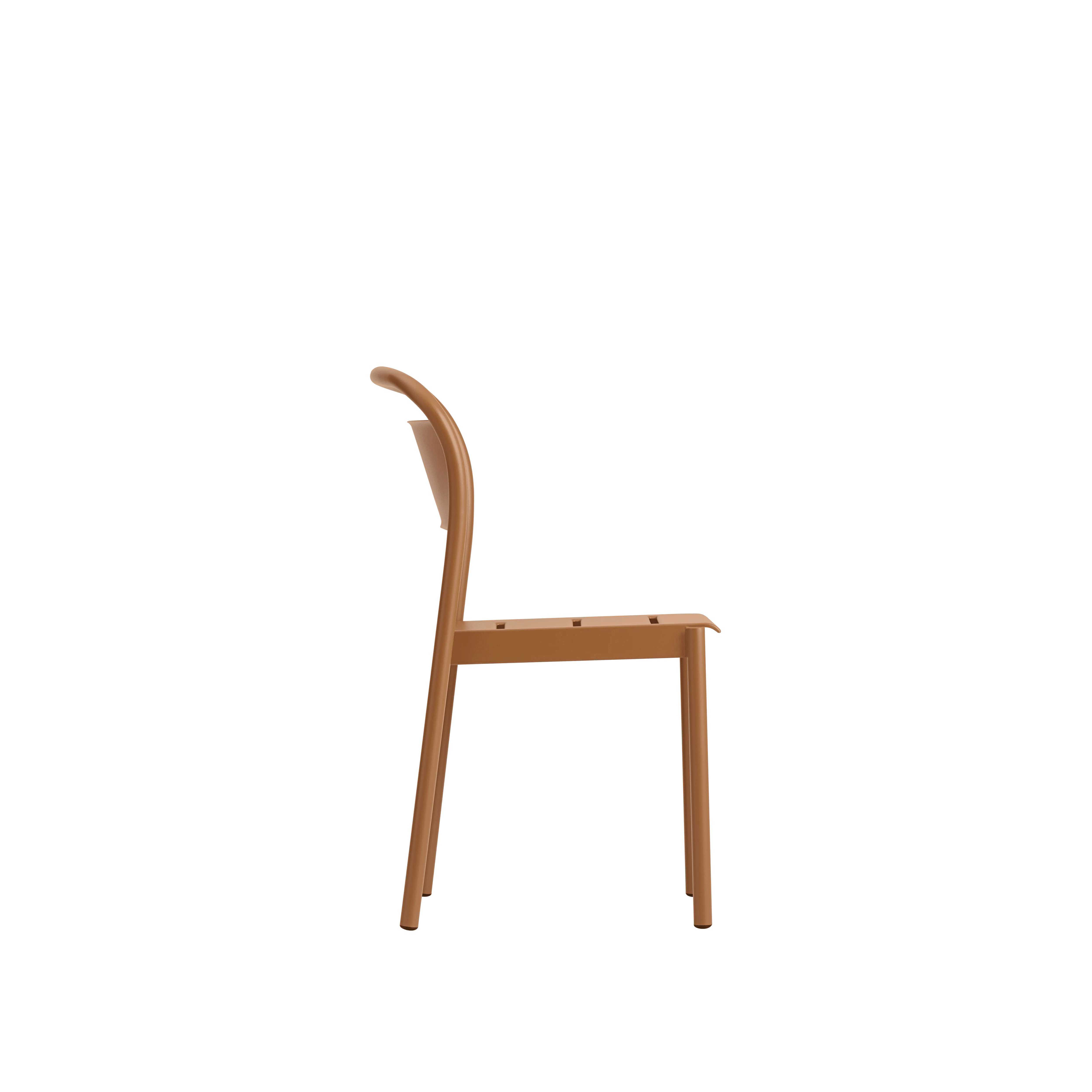 Krzesło zewnętrzne LINEAR pomarańczowa stal - Image 3