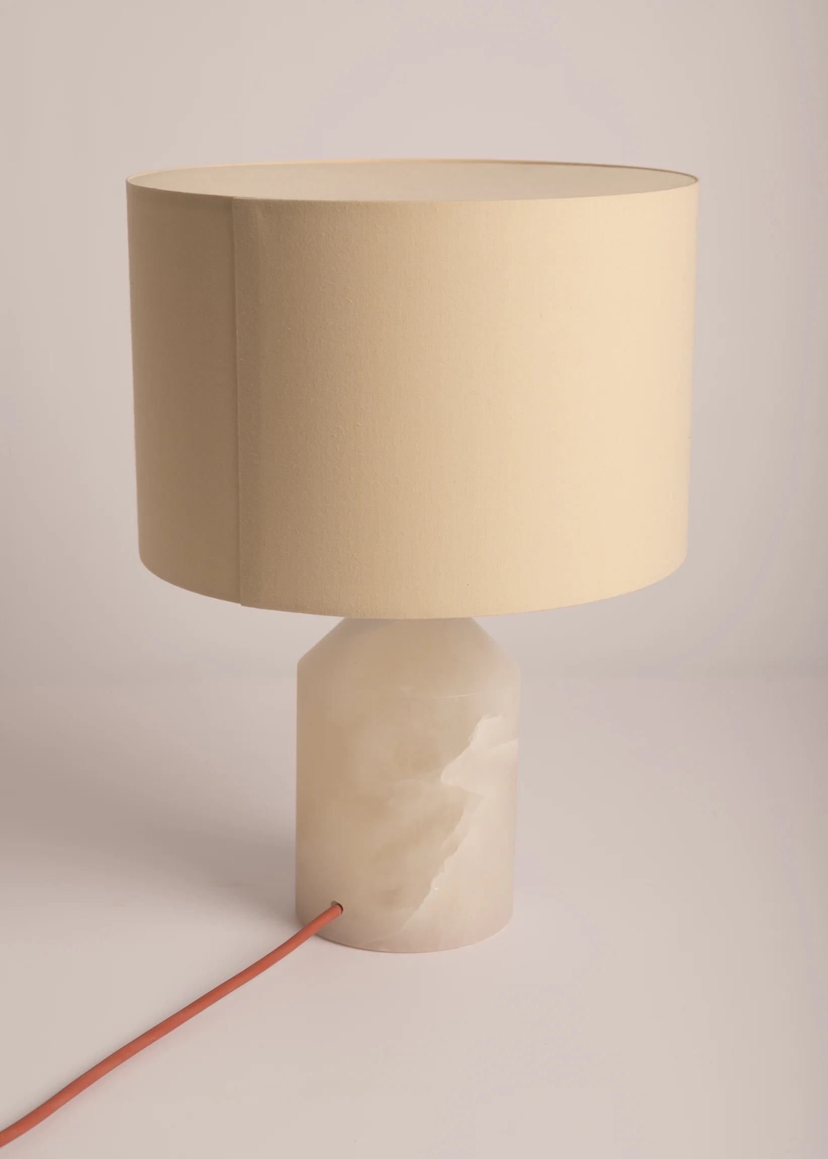Lampa stołowa JOSEF biały alabaster - Image 3