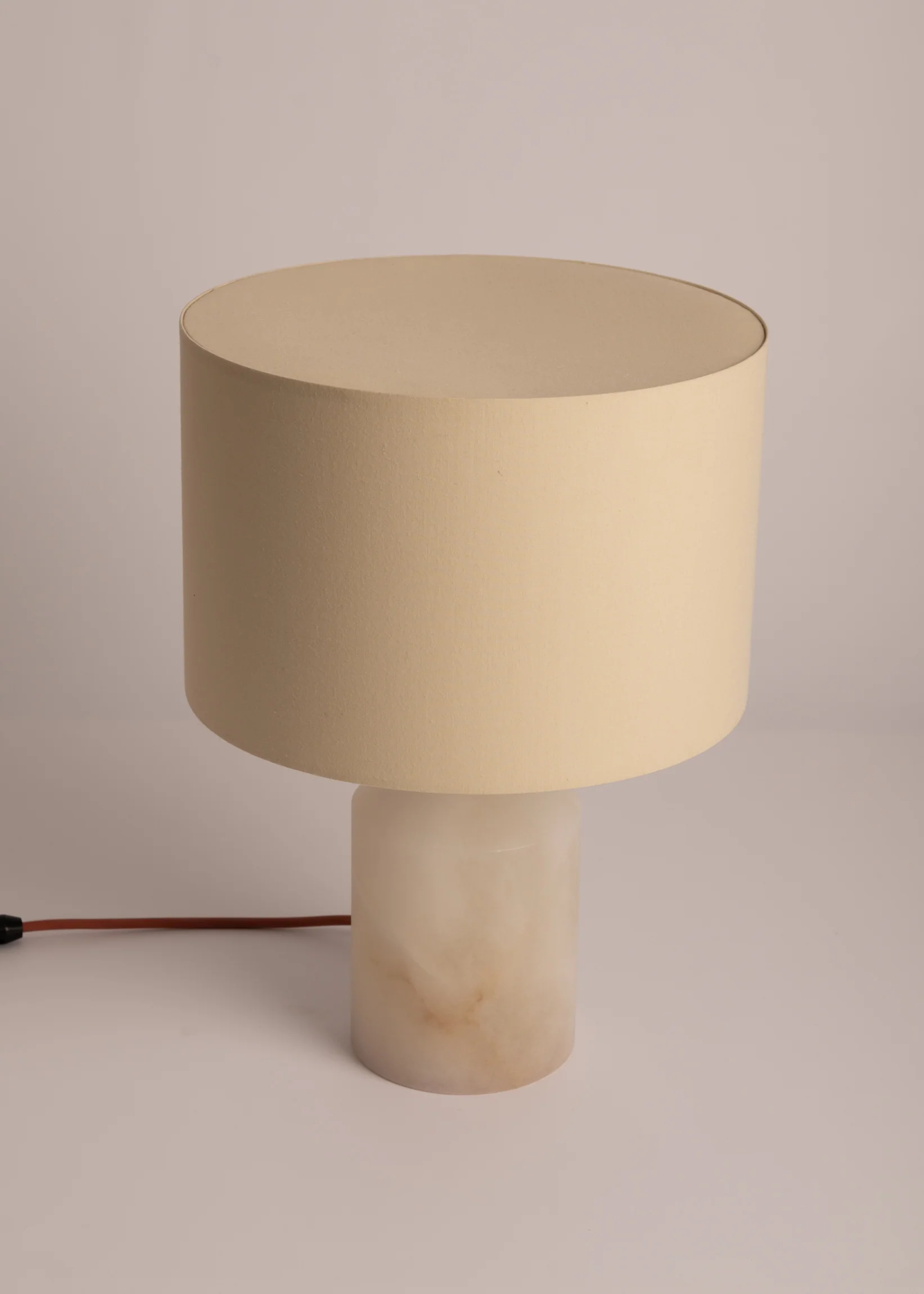 Lampa stołowa JOSEF biały alabaster - Image 5