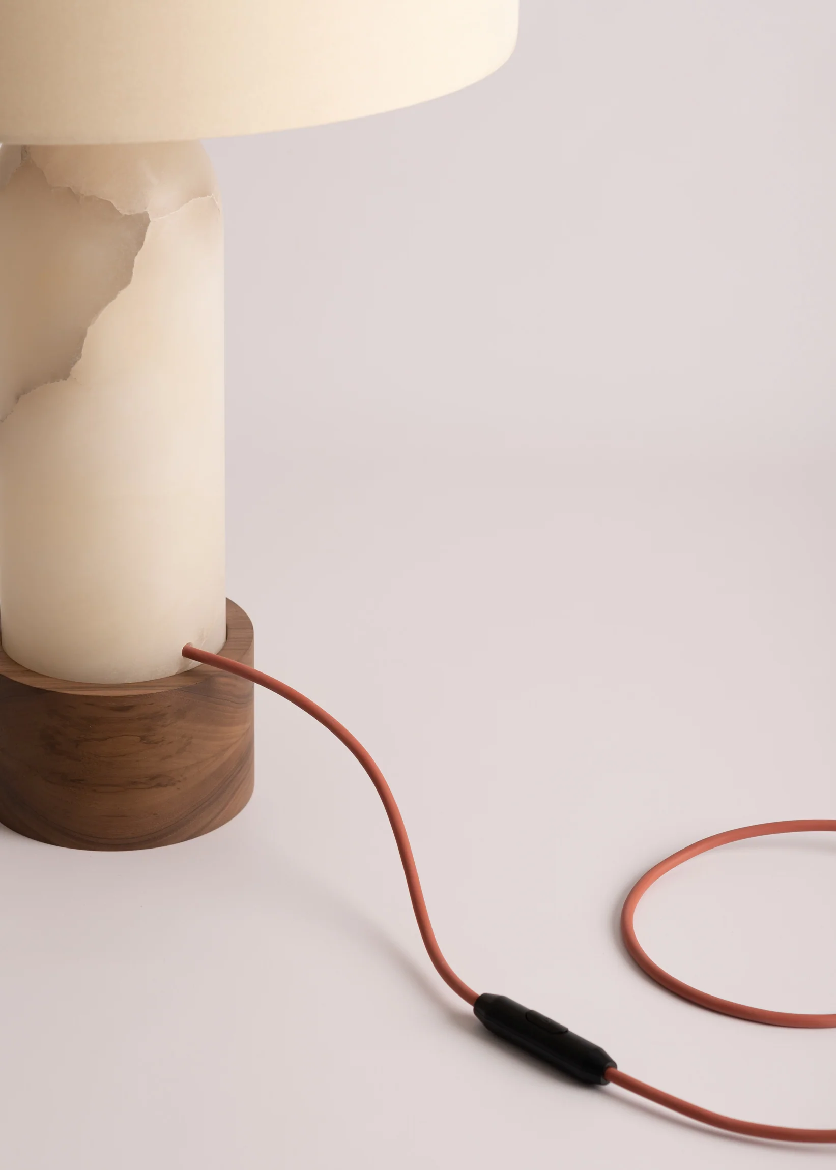 Lampa stołowa PURA KELO biały alabaster - Image 15