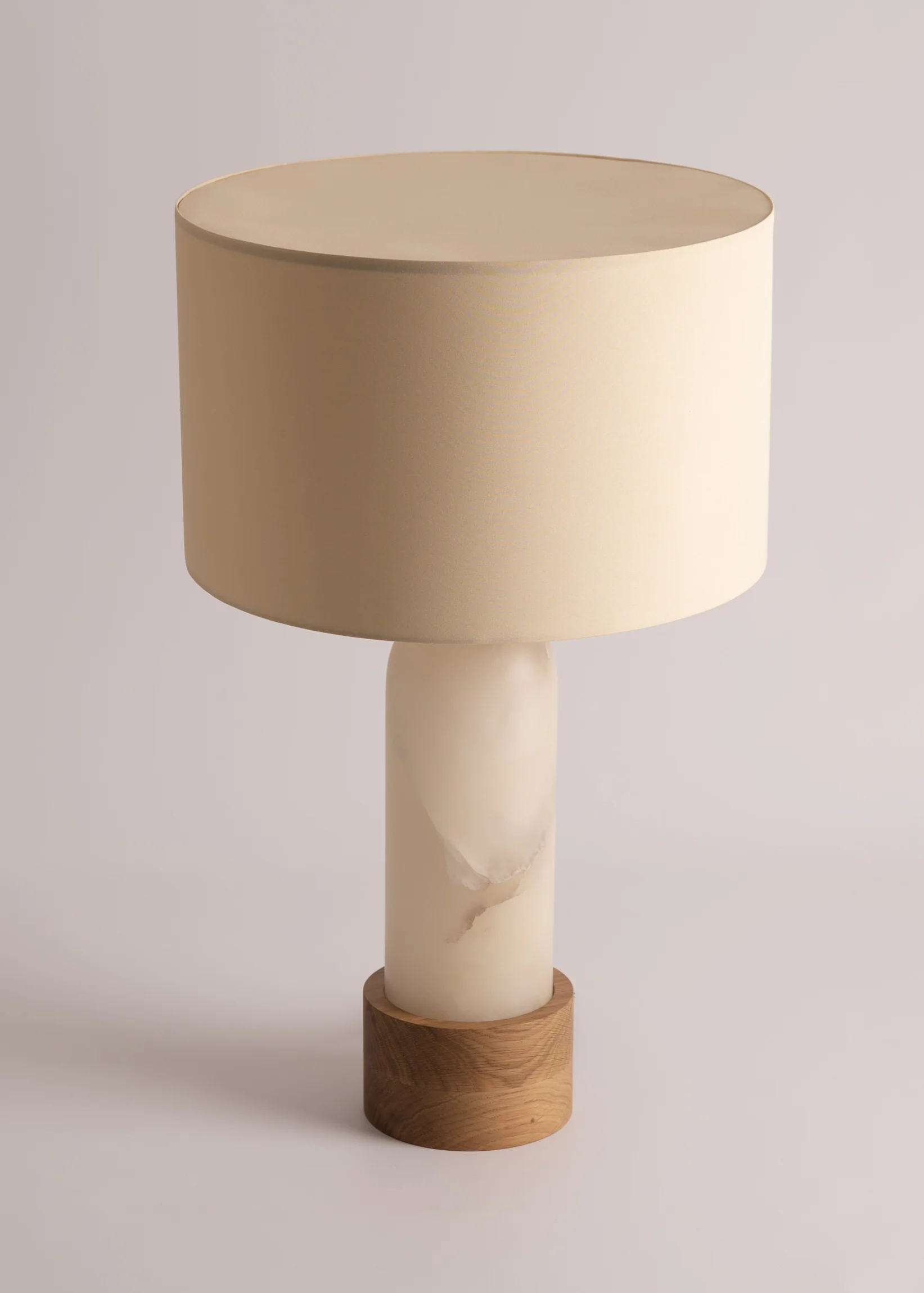 Lampa stołowa PURA KELO biały alabaster - Image 8