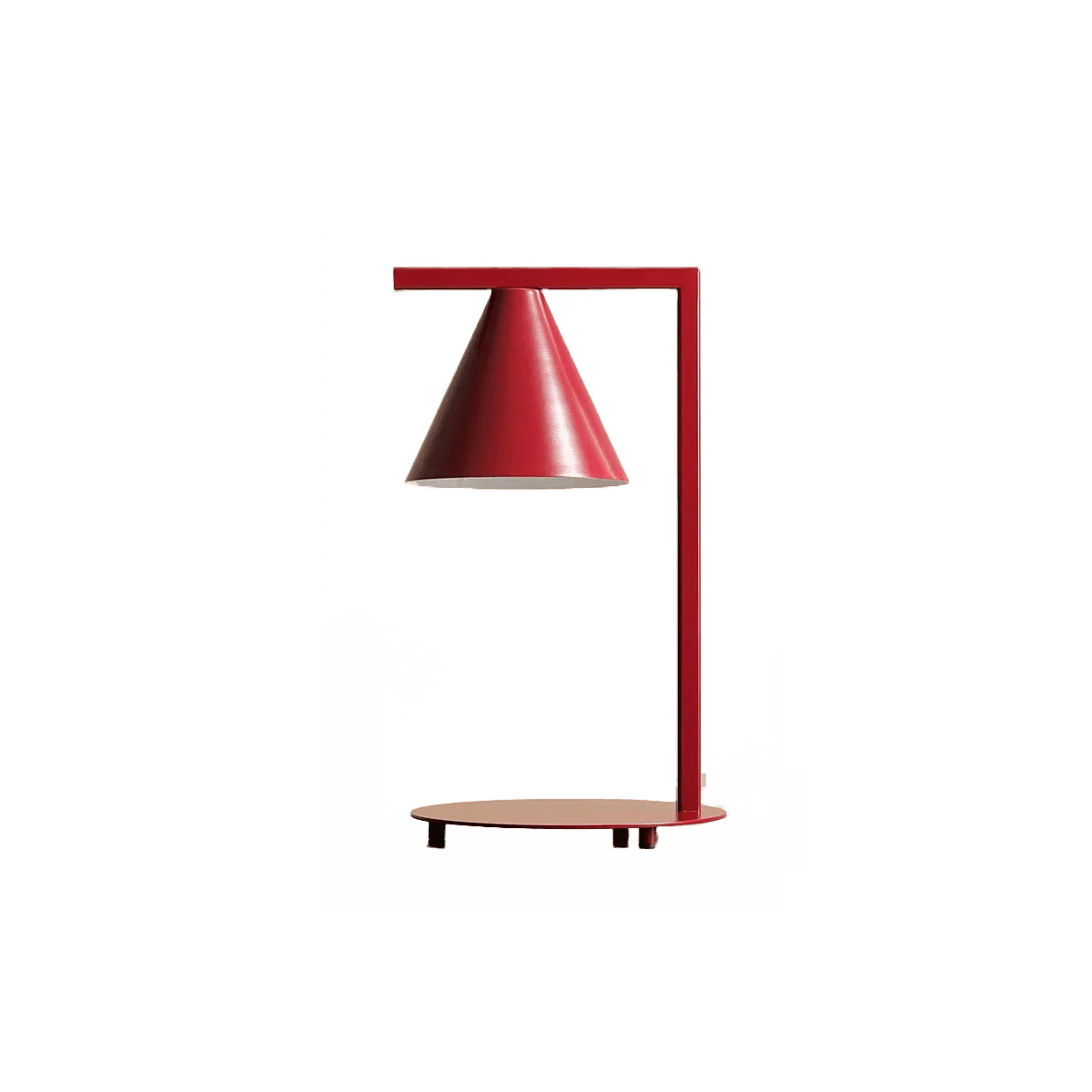 Lampa stołowa FORM czerwony