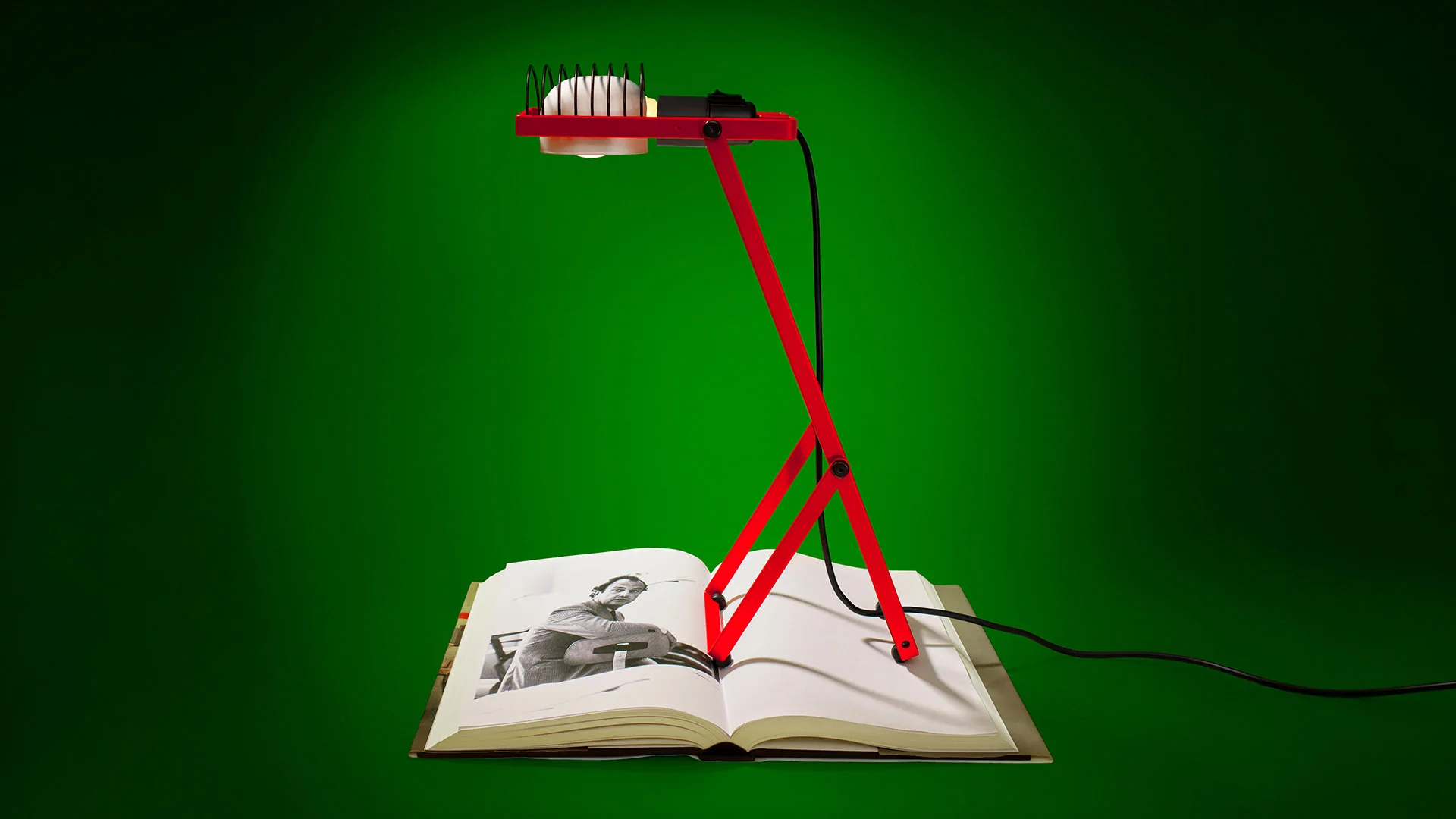 Lampa biurkowa regulowana SINTESI czerwony - Image 4
