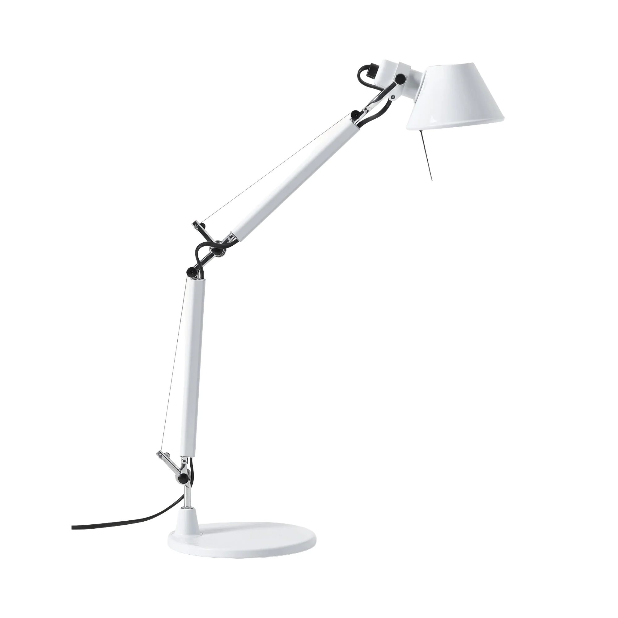 Lampa biurkowa regulowana TOLOMEO MICRO matowy biały