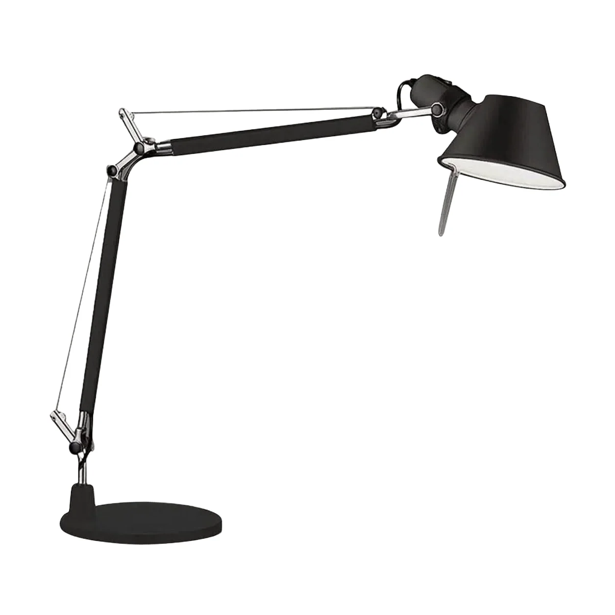 Lampa biurkowa regulowana TOLOMEO MINI czarny