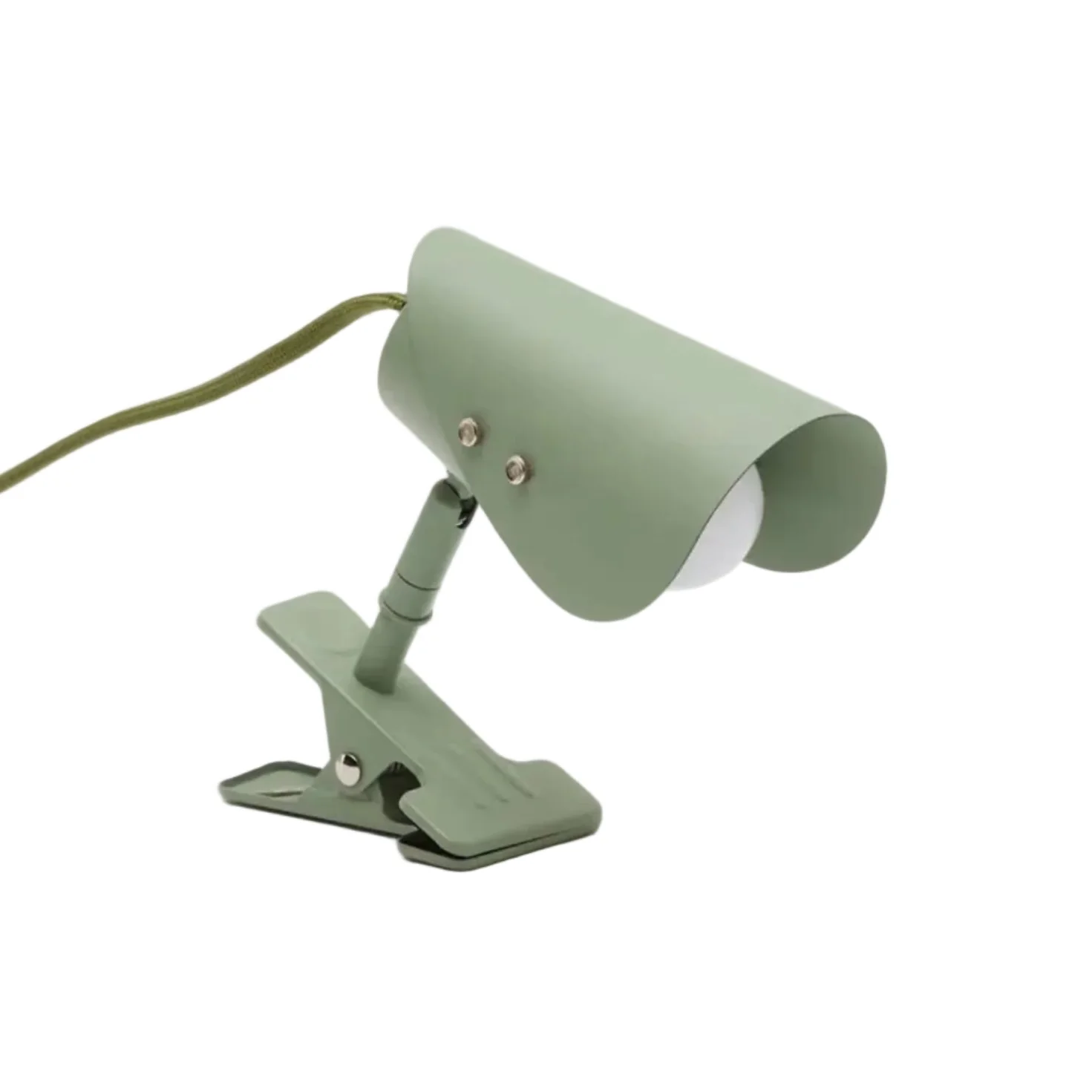 Lampa biurkowa z klipsem JULA zielony